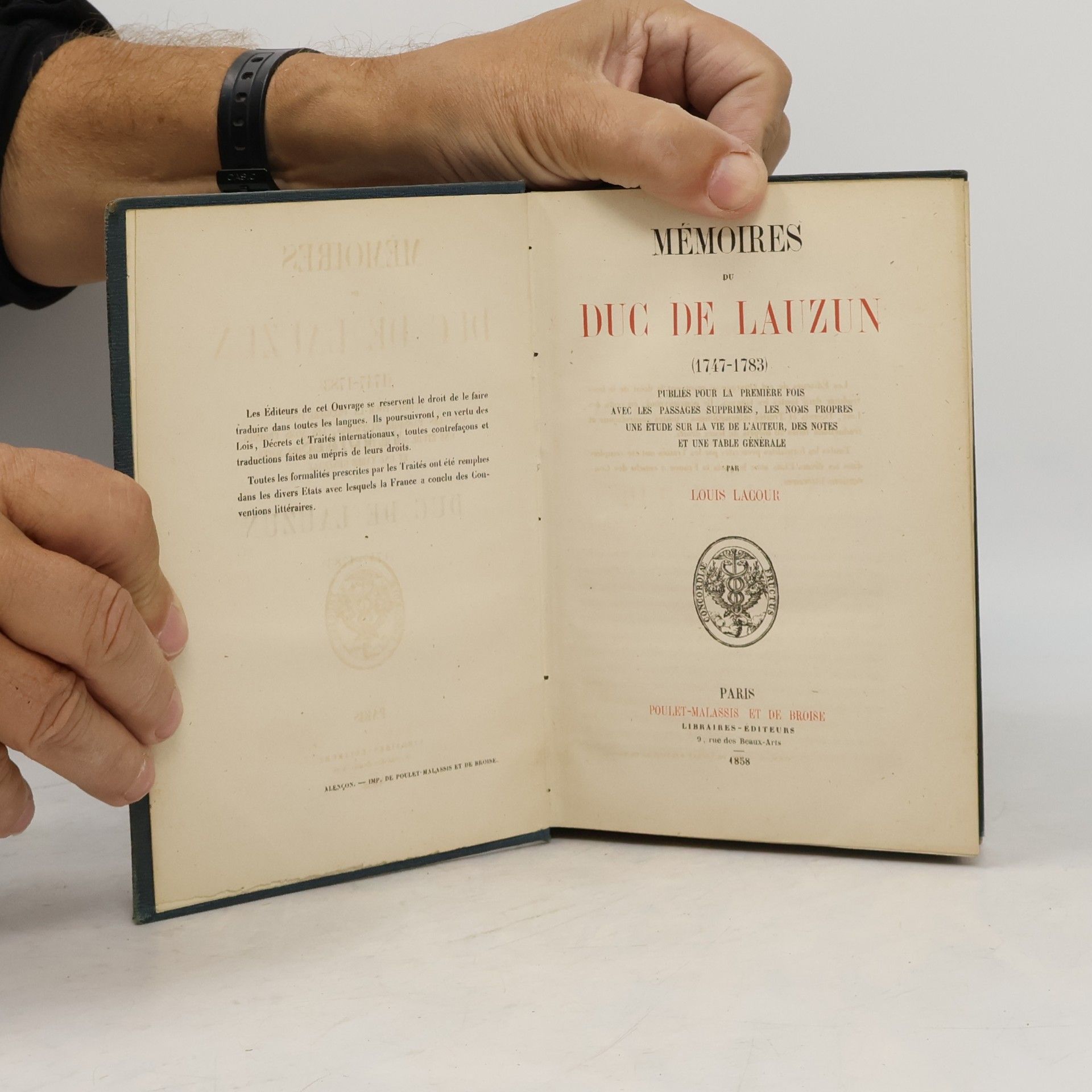 Duc De Lauzun Mémoires du duc de Lauzun