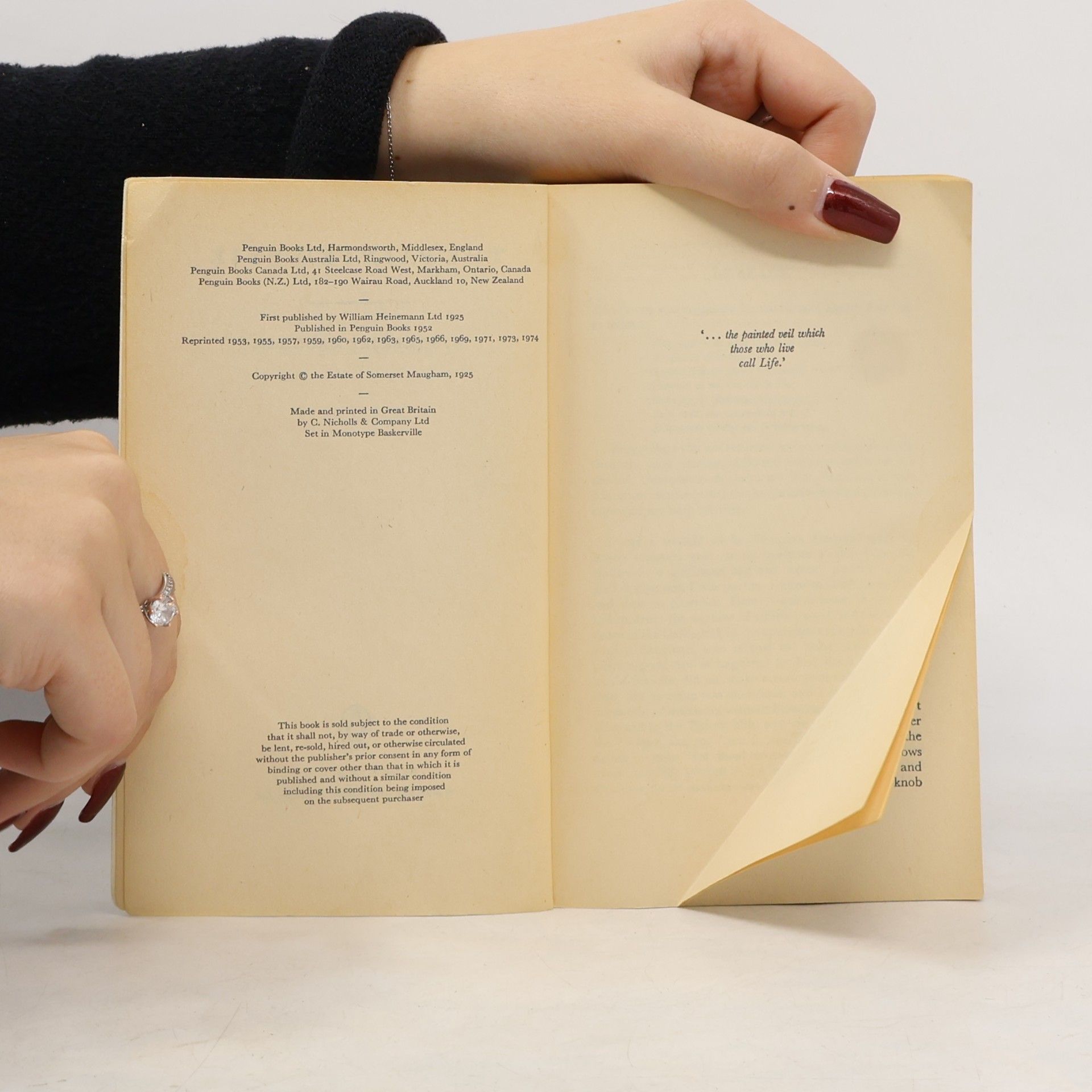 W Somerset Maugham The Painted Veil