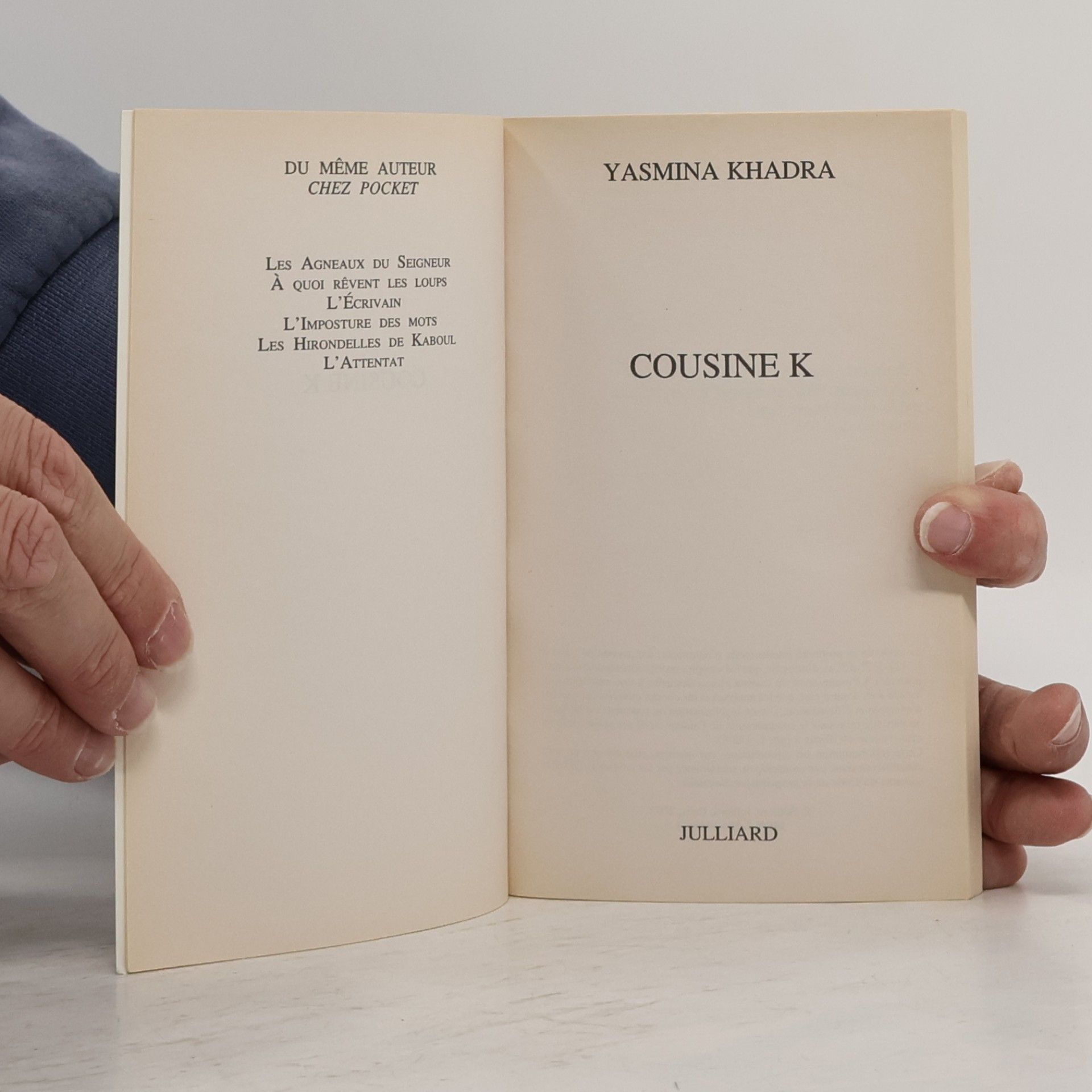 Yasmina Khadra Cousine K