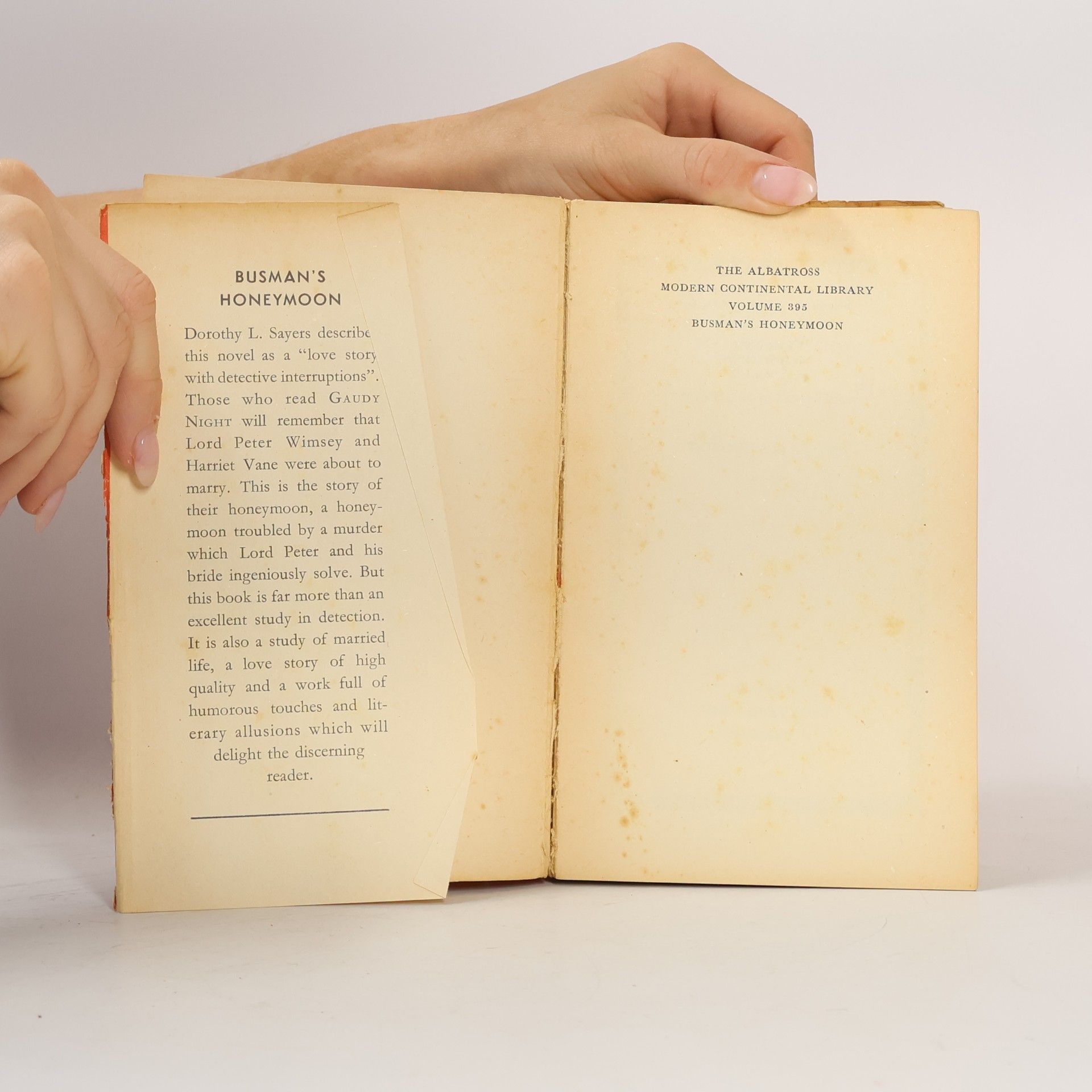 Dorothy L. Sayers Busman's Honeymoon
