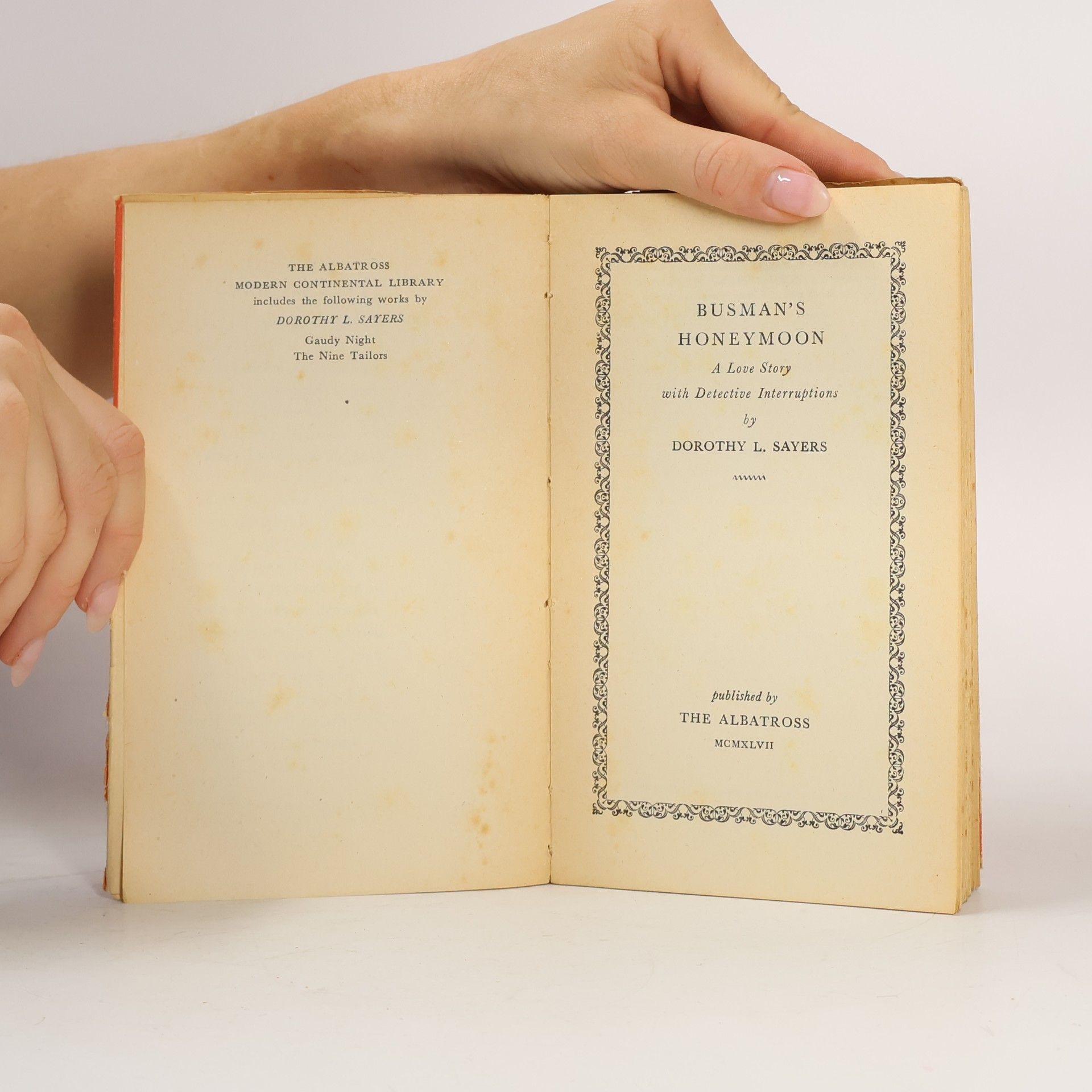 Dorothy L. Sayers Busman's Honeymoon
