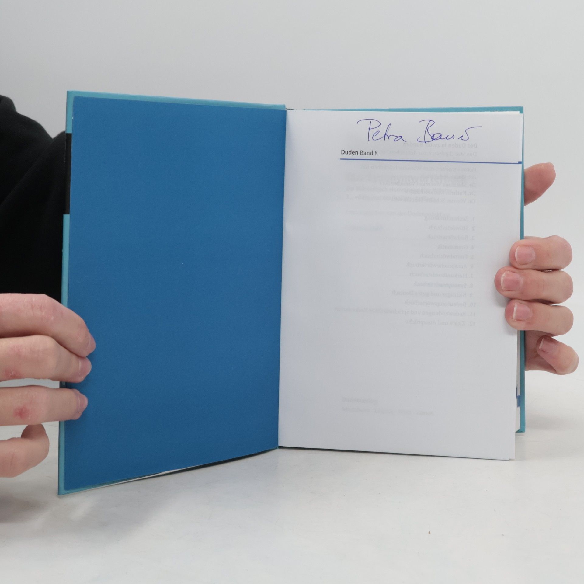Autorenkollektiv Duden : das Synonymwörterbuch : ein Wörterbuch sinnverwandter Wörter