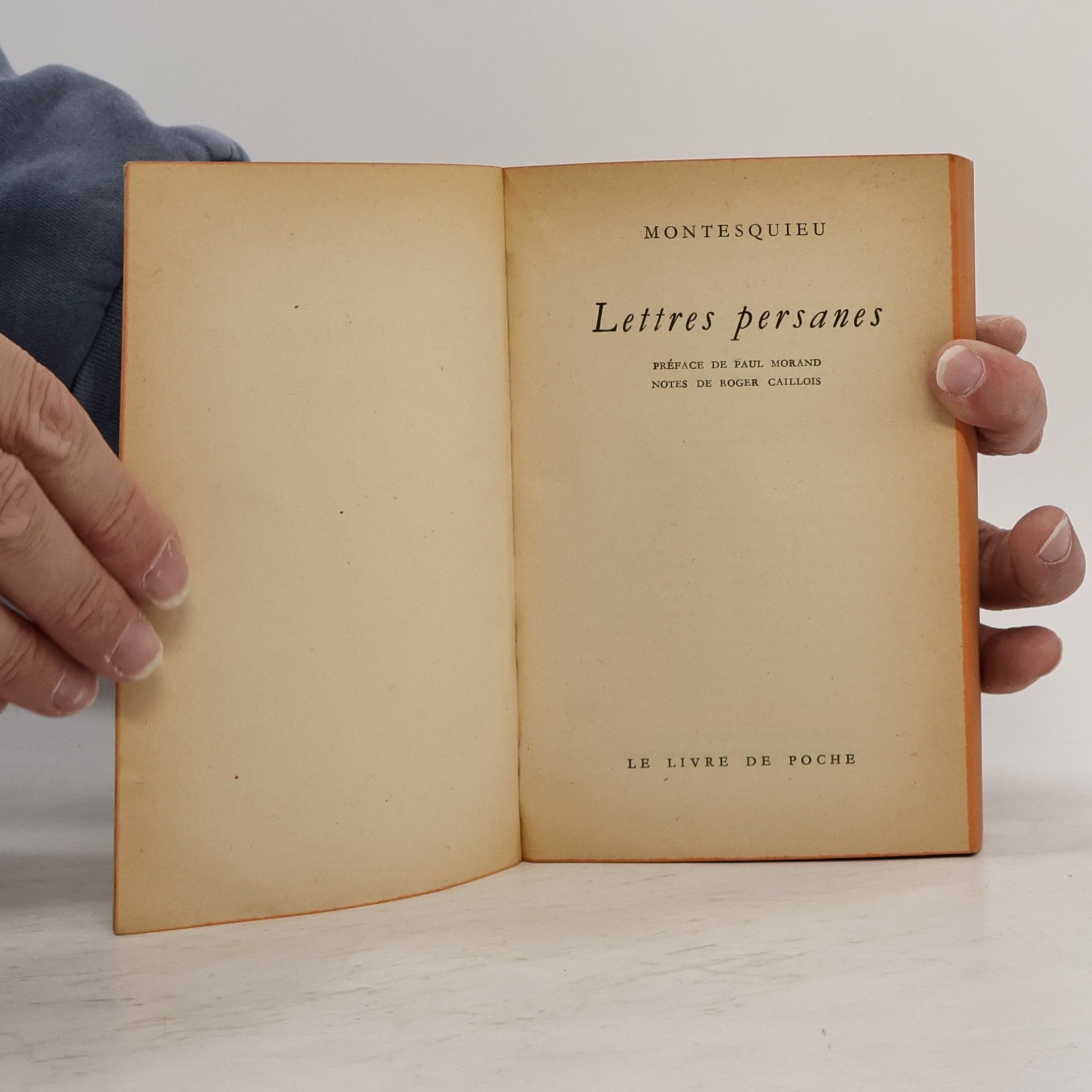 Charles de Secondat, Baron de Montesquieu Lettres persanes