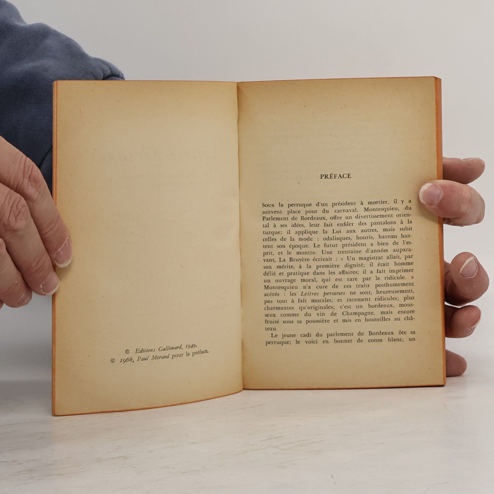Charles de Secondat, Baron de Montesquieu Lettres persanes