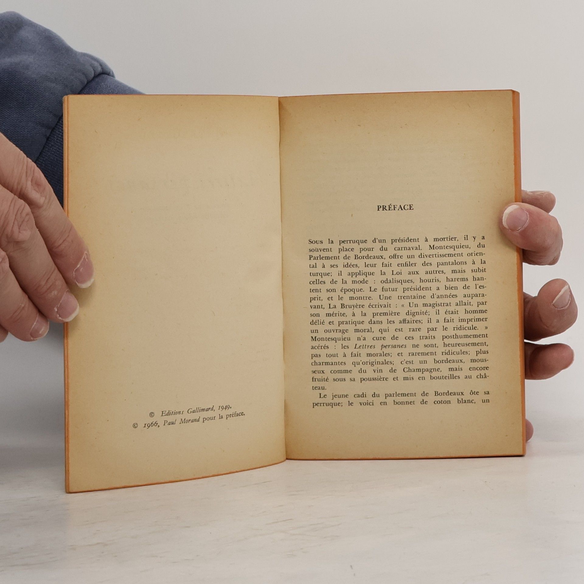 Charles de Secondat, Baron de Montesquieu Lettres persanes