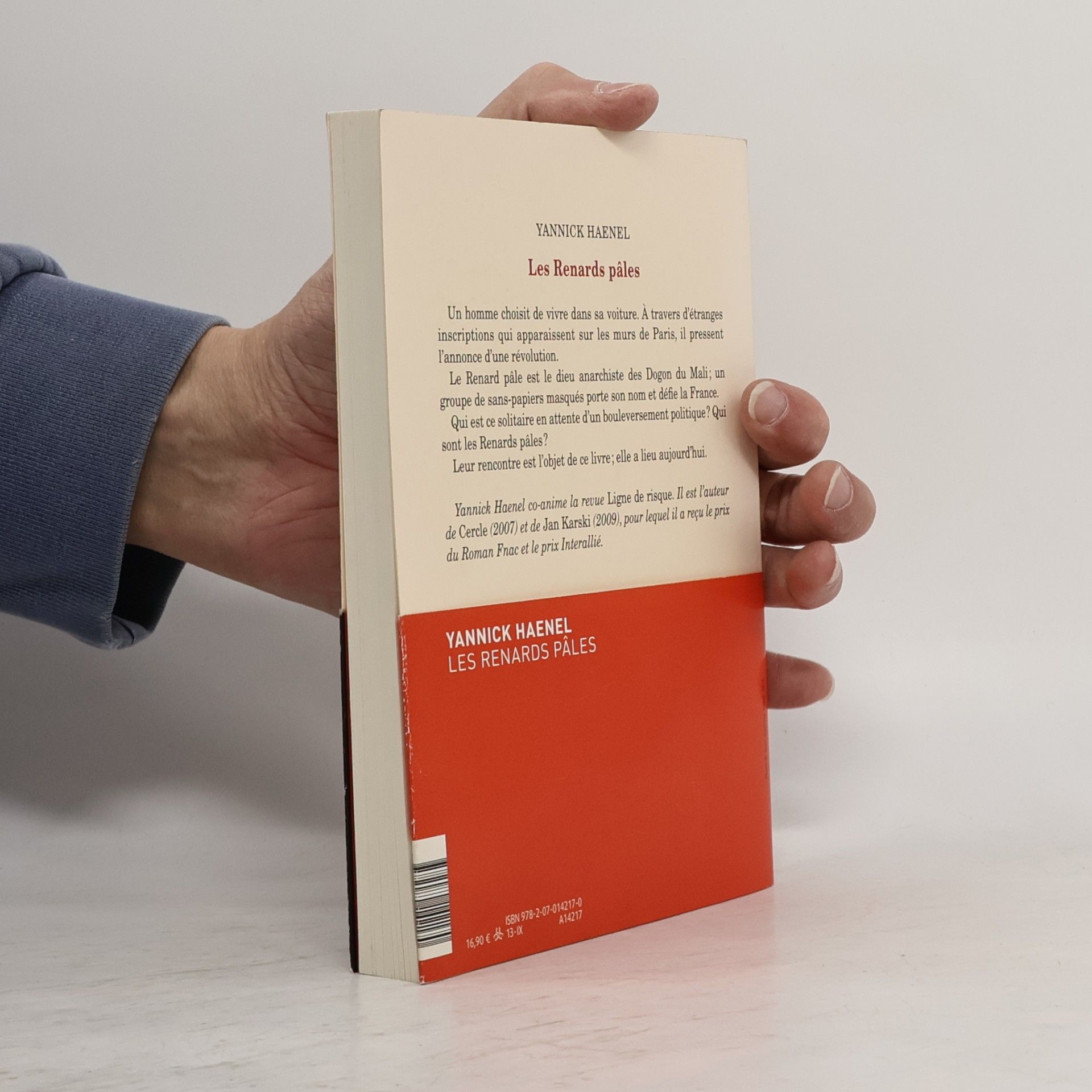 Yannick Haenel Les Renards pales. Die bleichen Füchse, französische Ausgabe