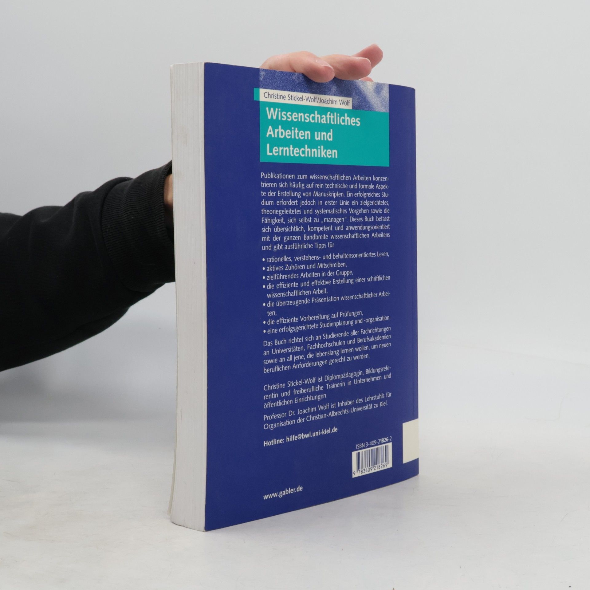 Christine Stickel-Wolf Wissenschaftliches Arbeiten und Lerntechniken - 2. Auflage