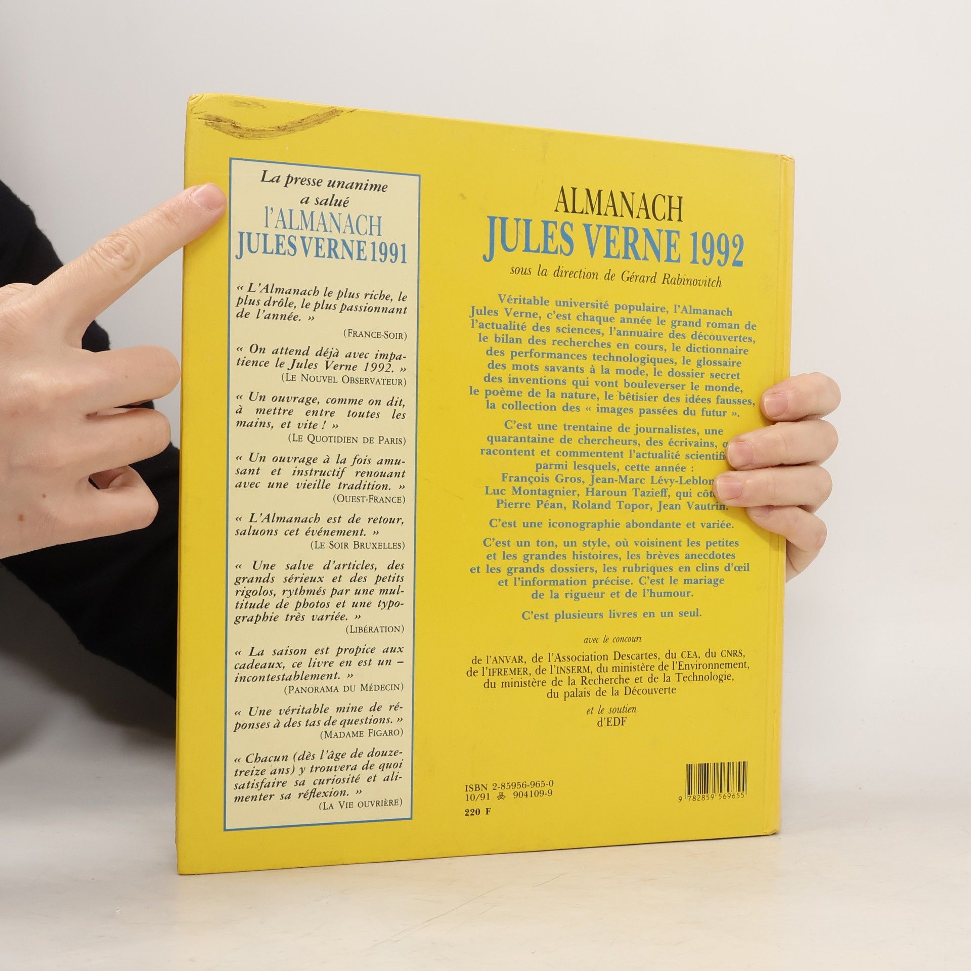 Almanach Jules Verne - 1992: 12 mois d'actualité des sciences Edition 1992