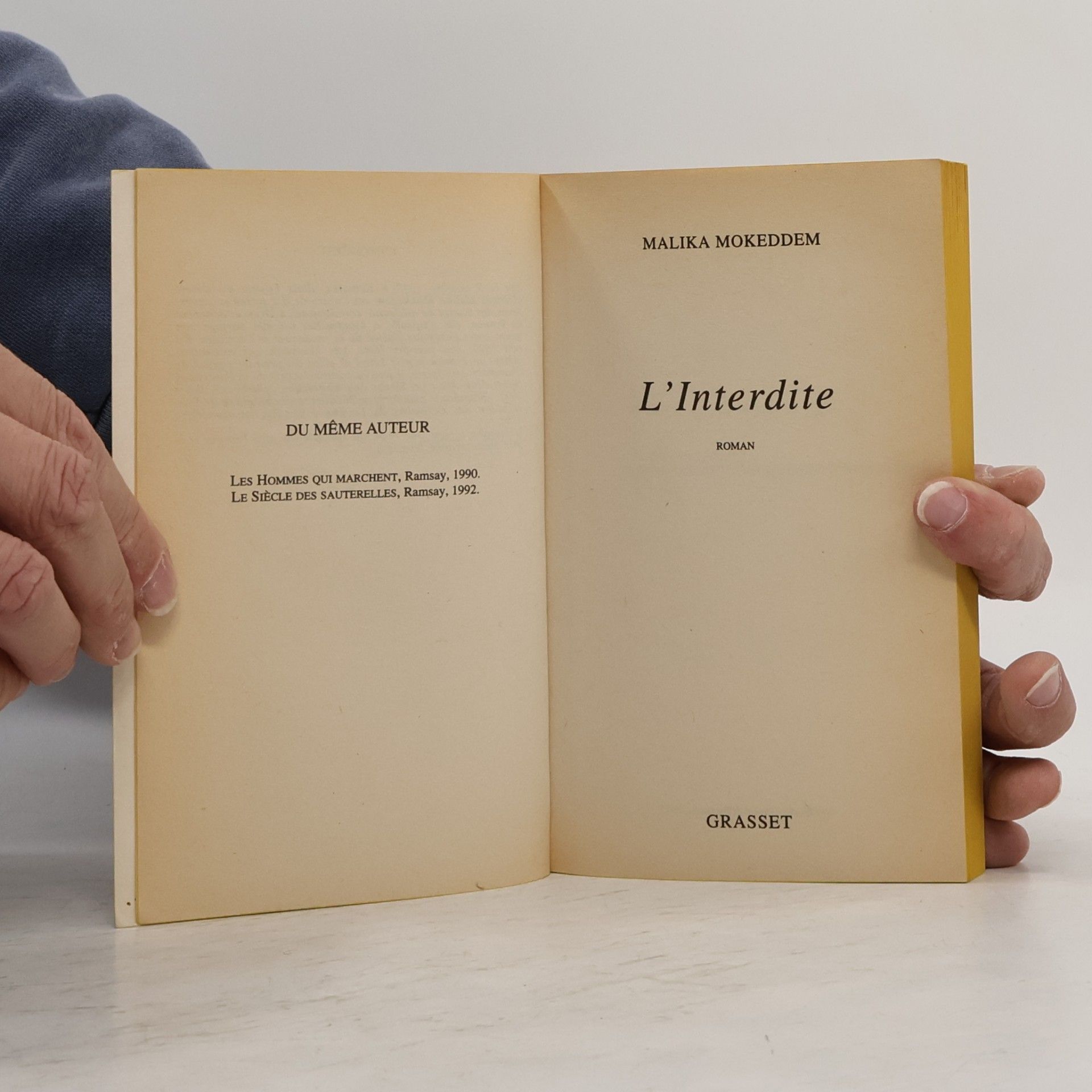 Malika Mokeddem L'interdite - Texte intégral