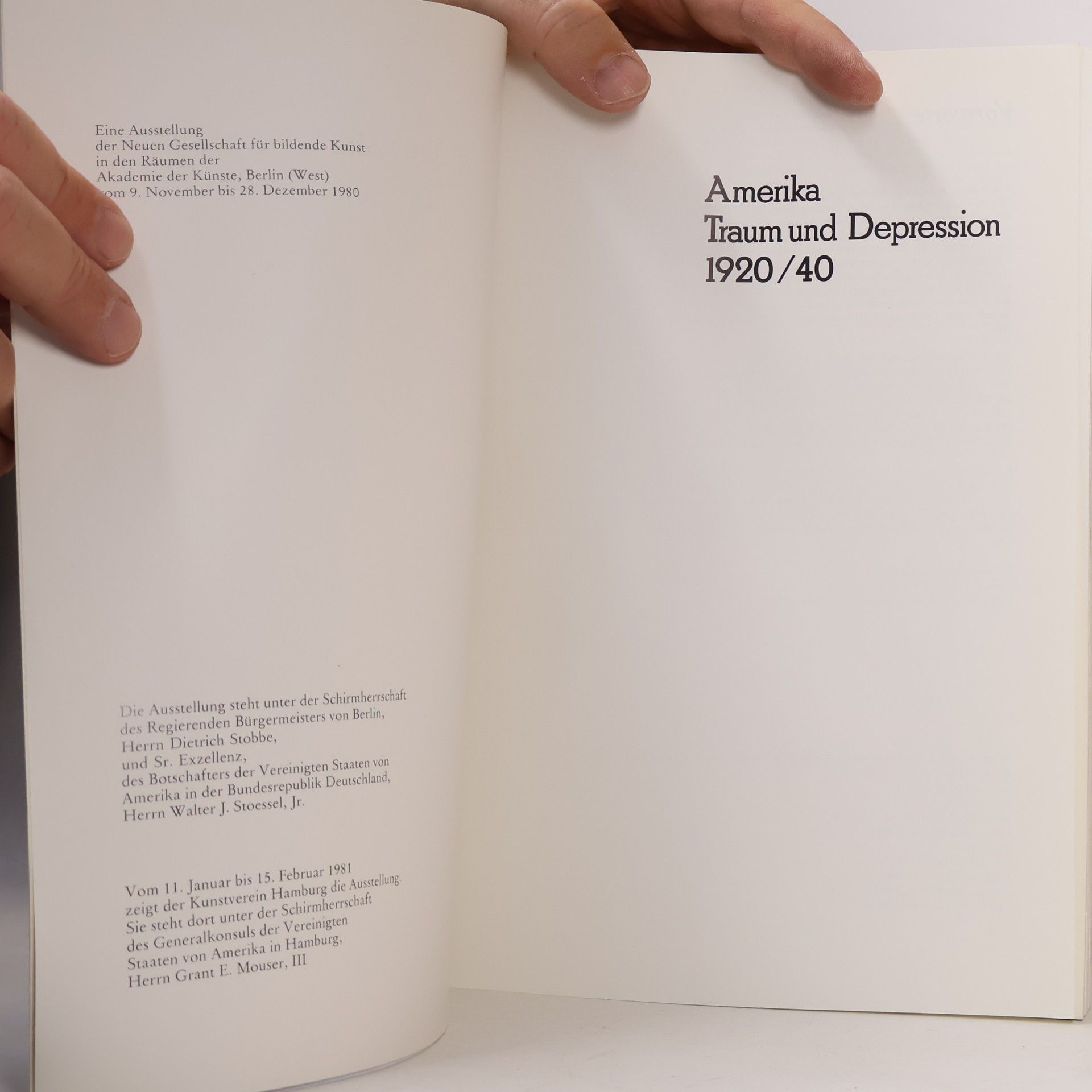 Various authors America: Traum und Depression 1920/40
