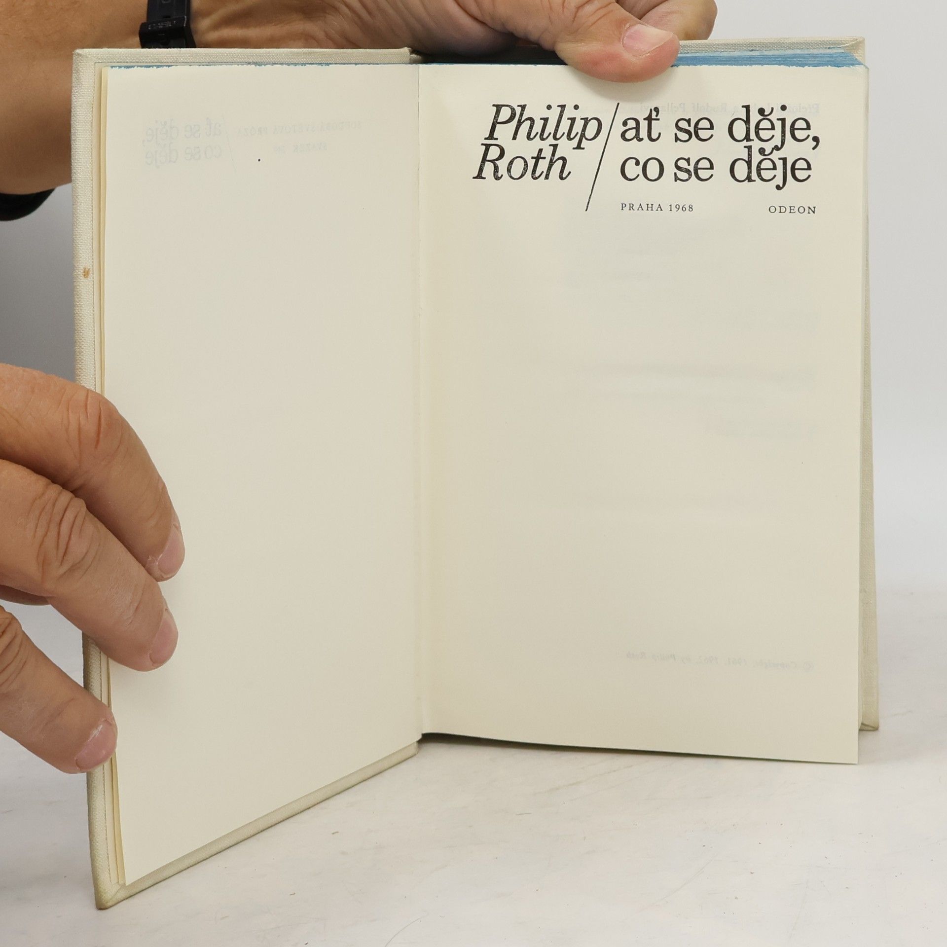 Philip Roth Ať se děje, co se děje