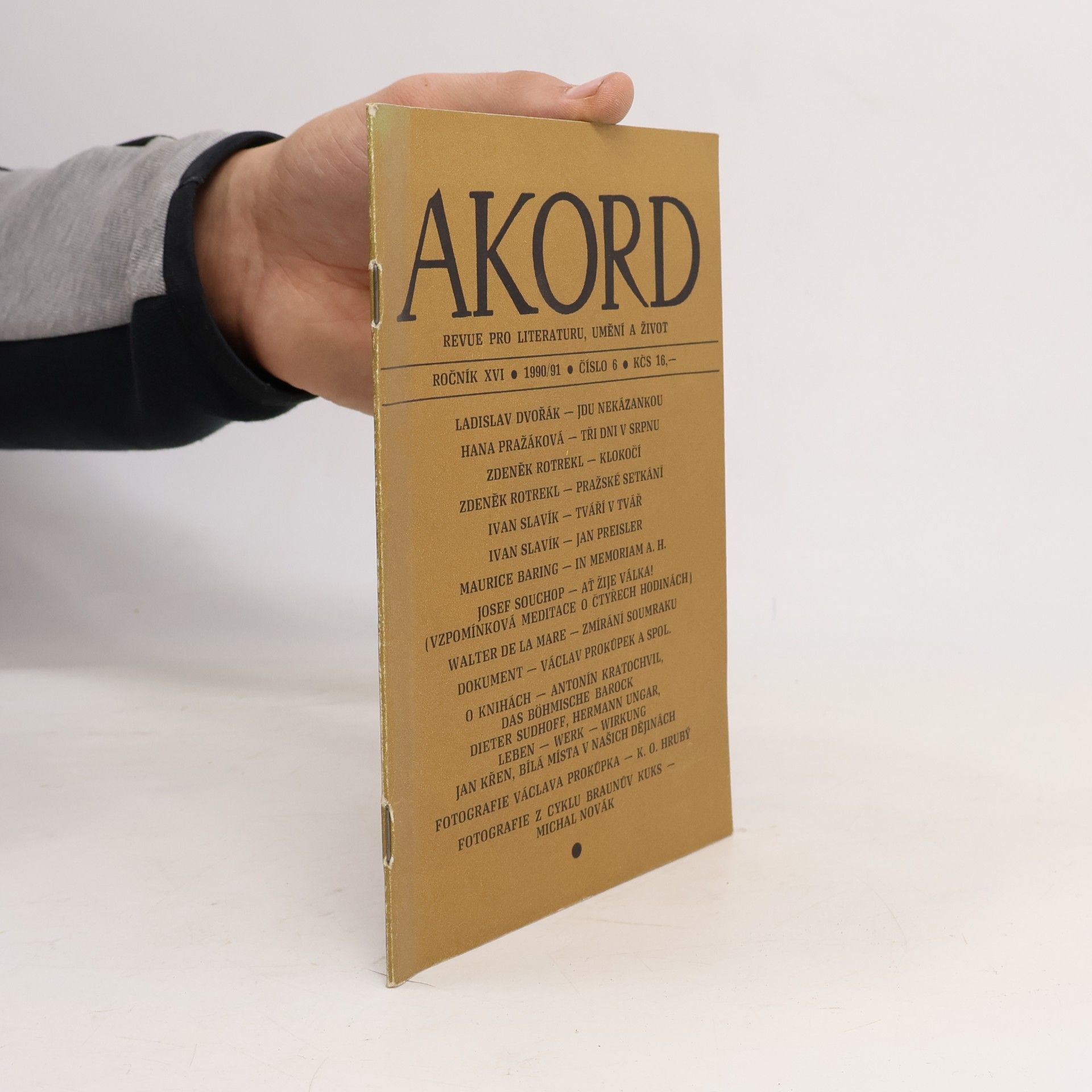 Akord. Revue pro literaturu, umění a život. Ročník XVI, č. 6