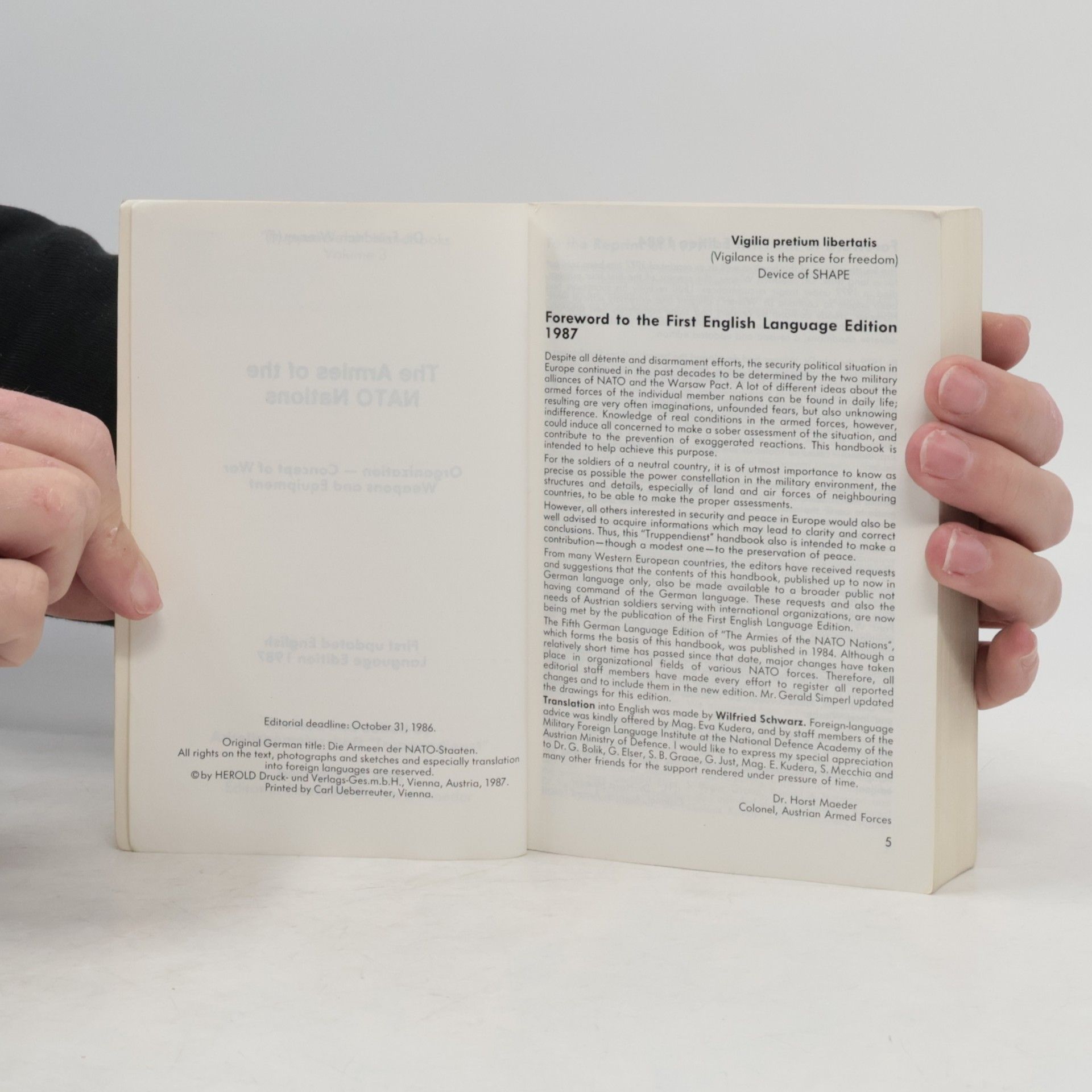 Autorenkollektiv Truppendienst Handbook: The Armies of the Nato Nations