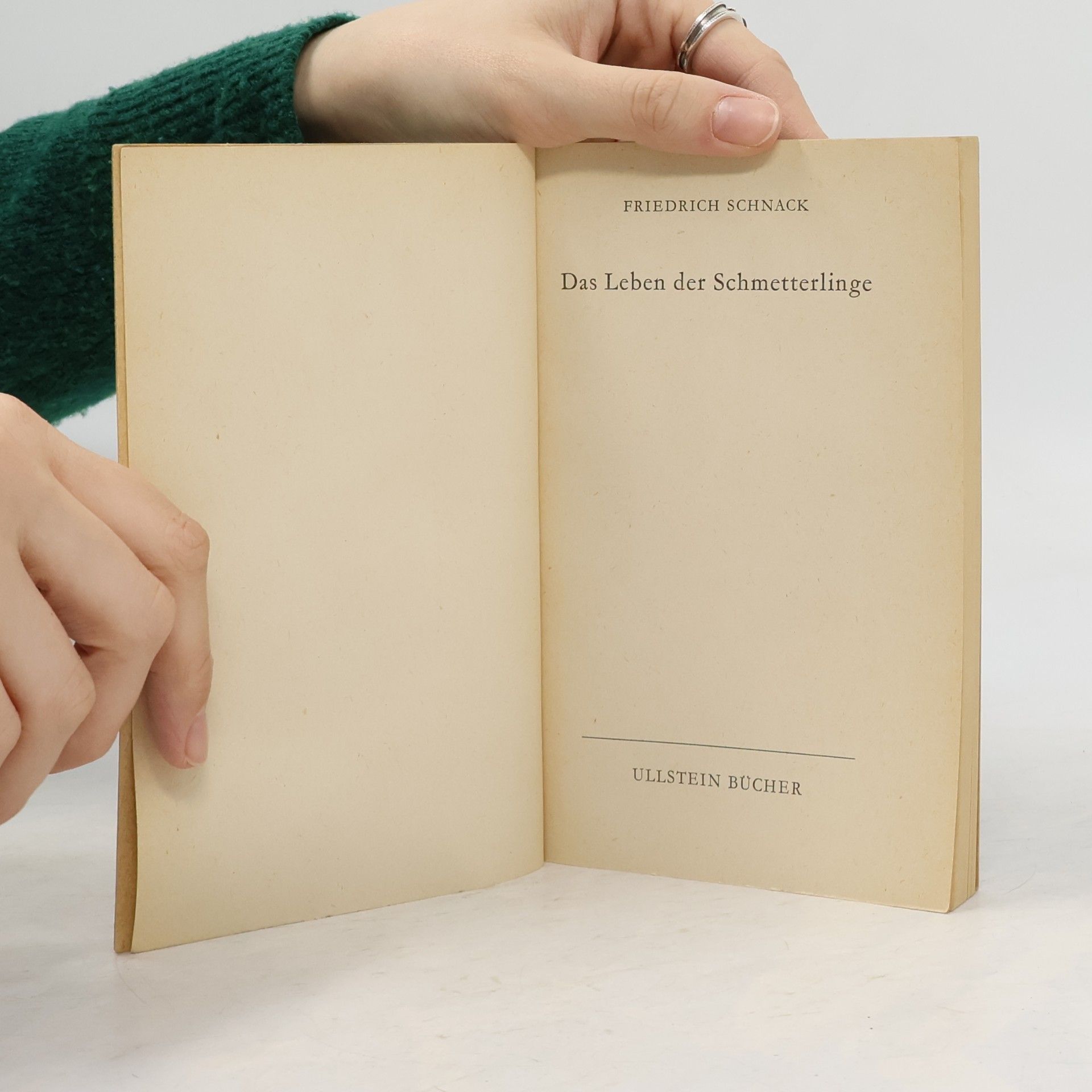 Friedrich Schnack Das Leben der Schmetterlinge