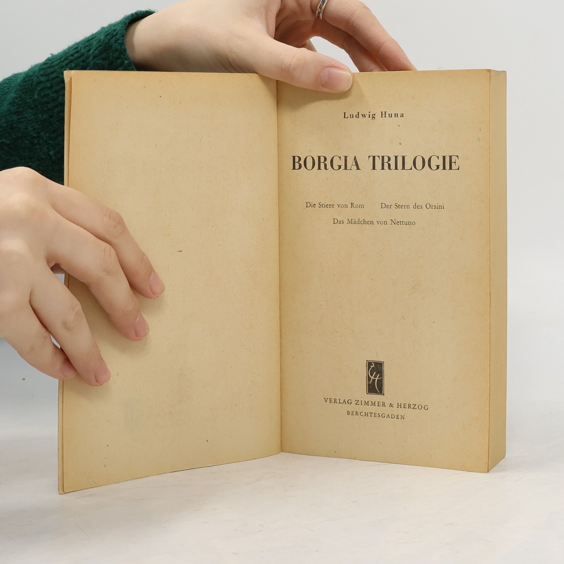 Ludwig Huna Borgia Trilogie