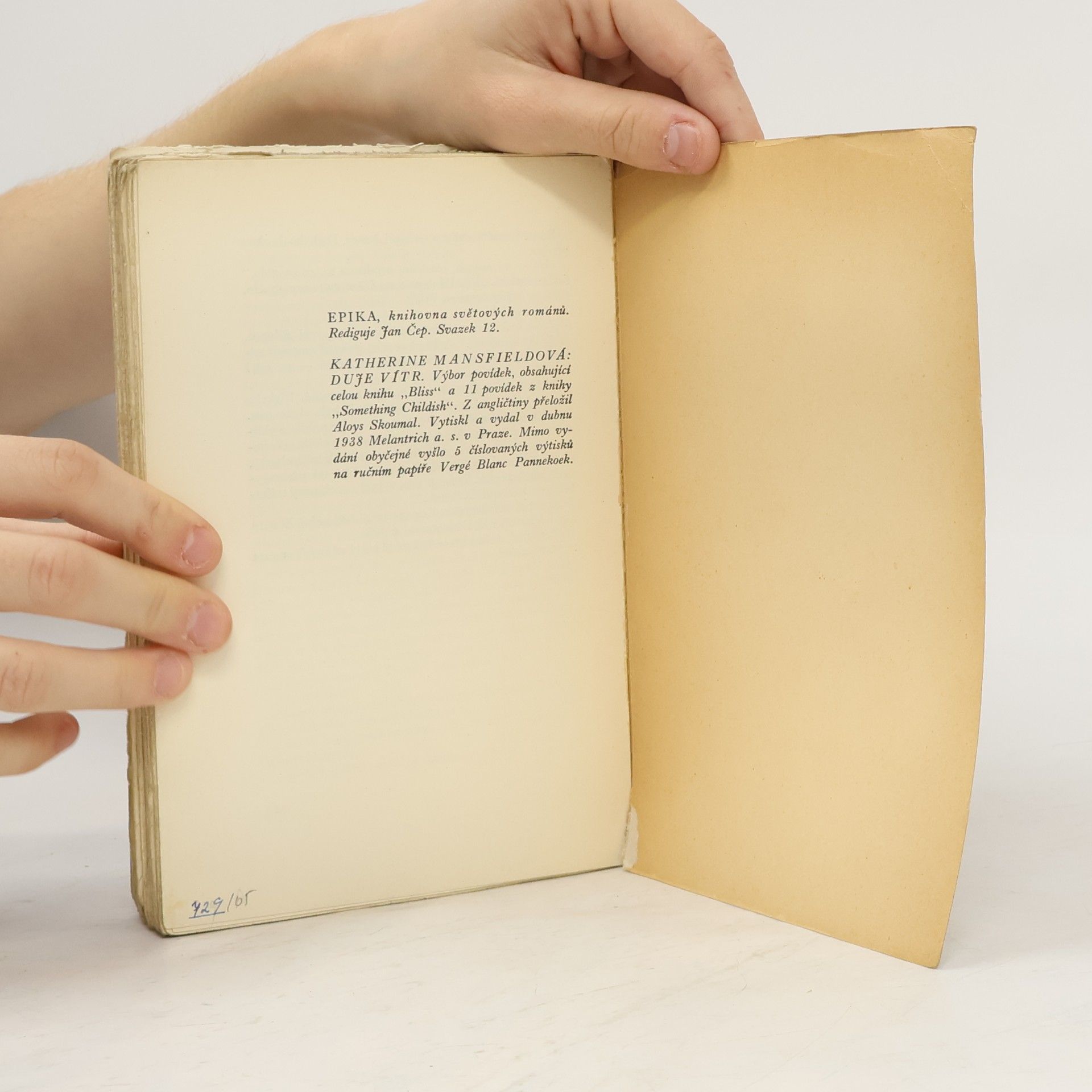 Katherine Mansfield Duje vítr