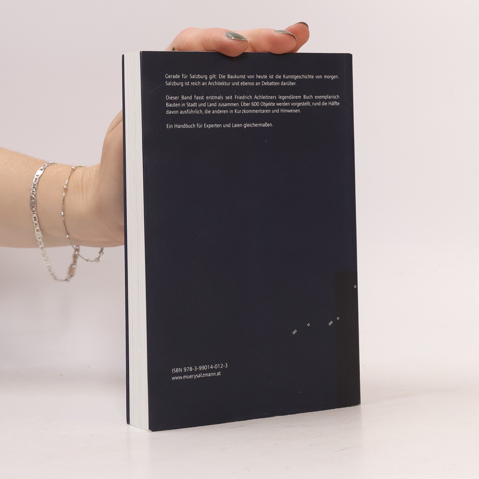 Otto Kapfinger Baukunst in Salzburg seit 1980