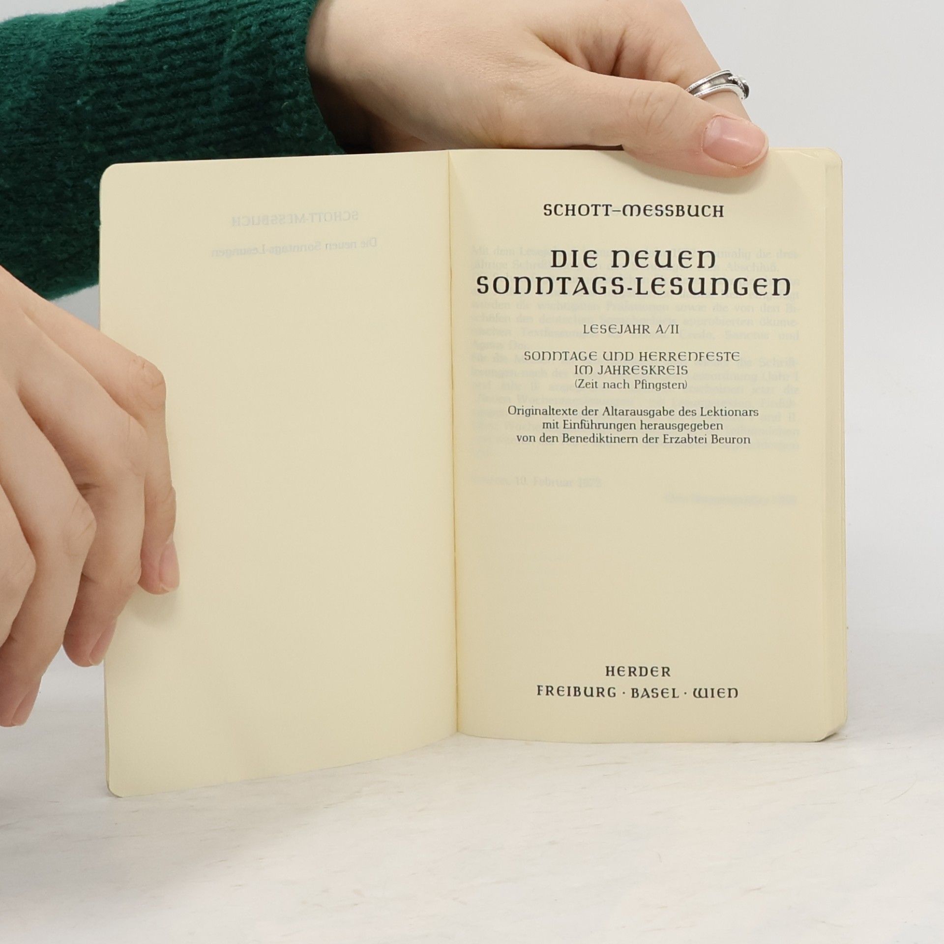 Kolektiv autorů Die neuen Sonntags-Lesungen. Lesejahr A/II