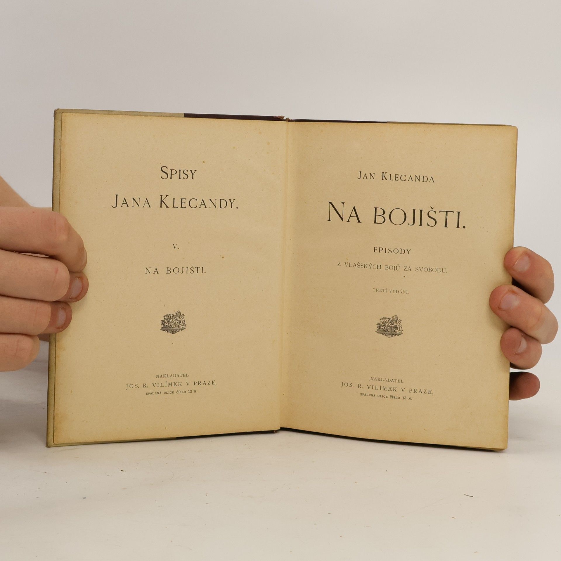 J. Klecanda Na bojišti