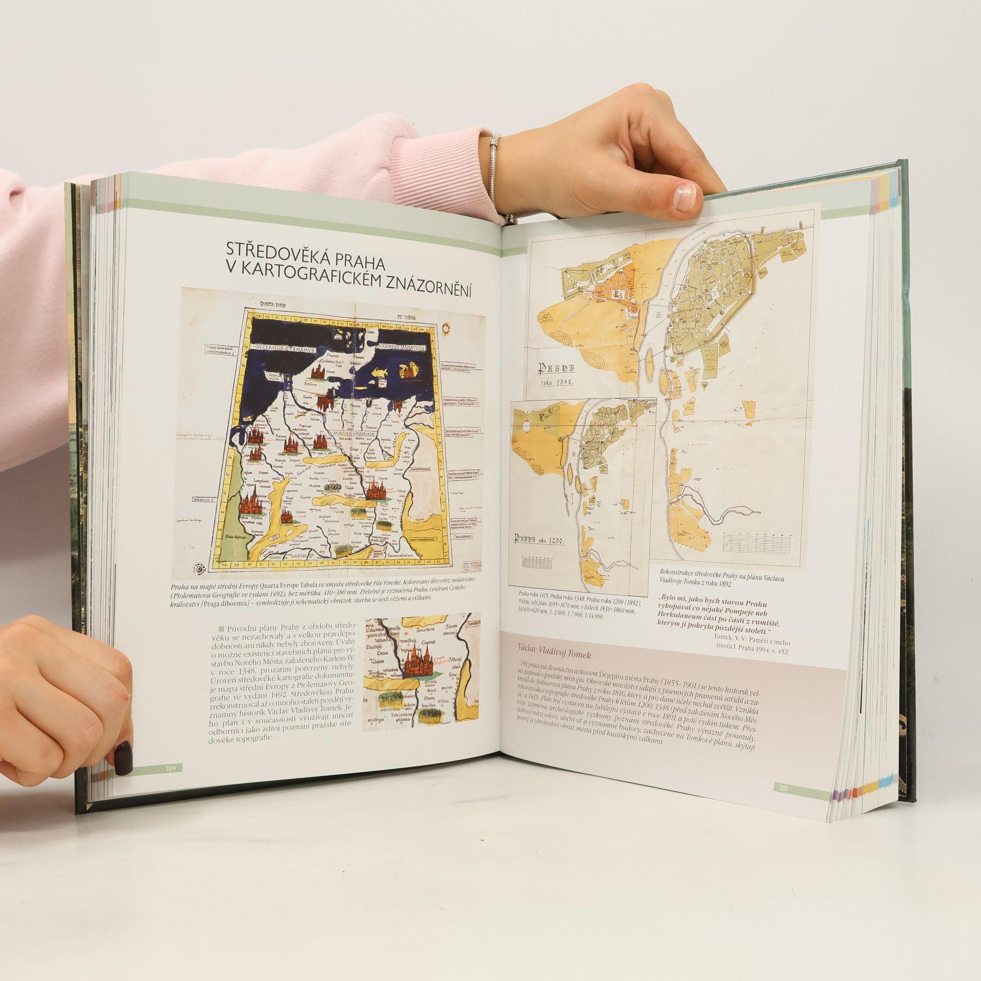 Eva Semotanová Ottův historický atlas. Praha