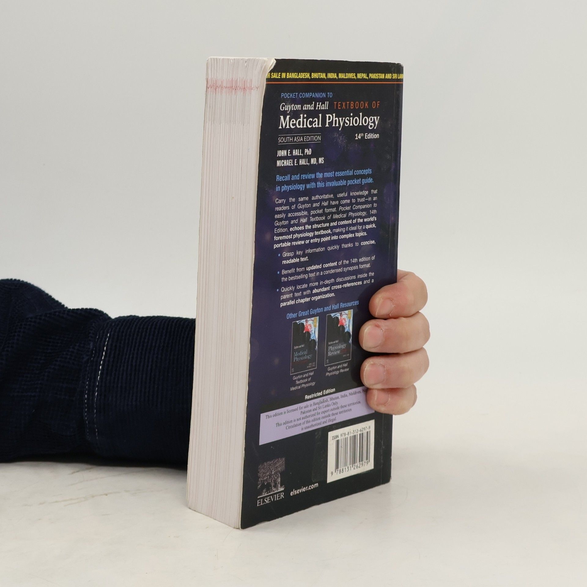 John Edward Hall South Asia Edition: Pocket Companion To Guyton And Hall Textbook Of Medical Physiology
