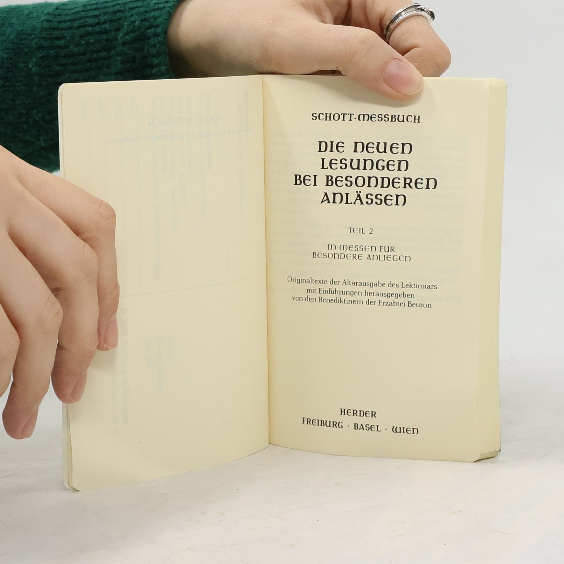 Kolektiv autorů Schott-Messbuch. Die neuen Lesungen bei Besonderen Anlässen 2