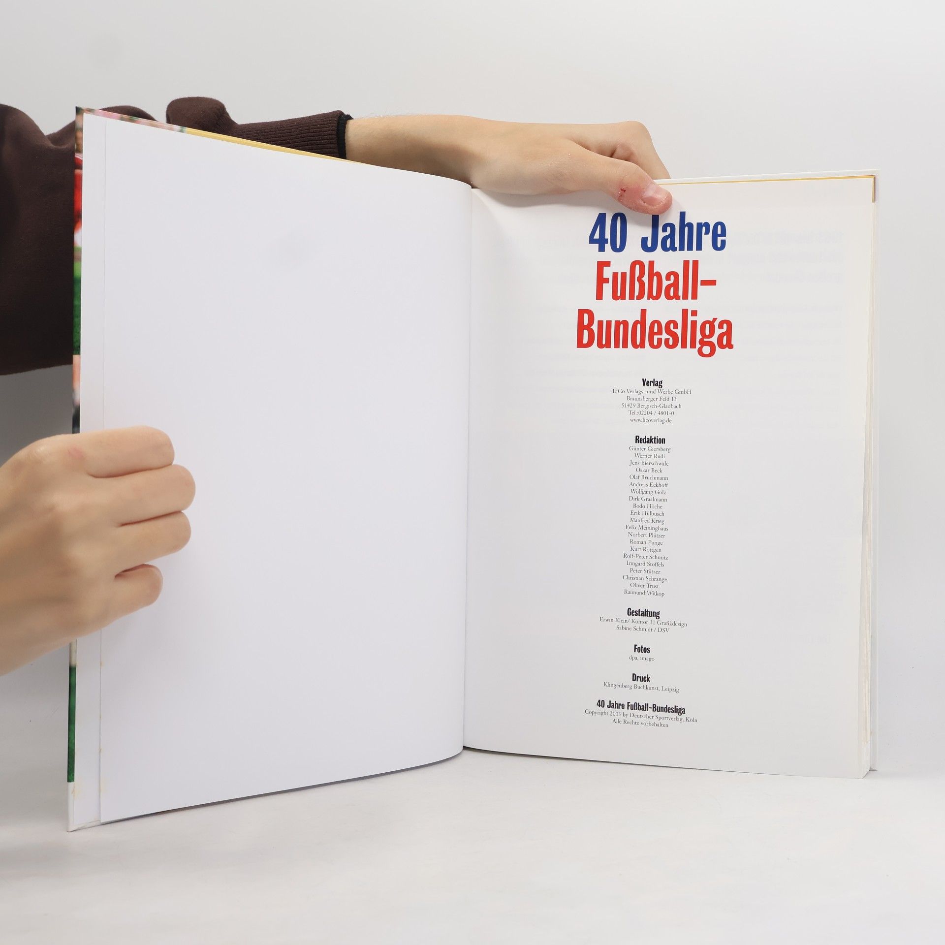 Various authors 40 Jahre Fussball-Bundesliga