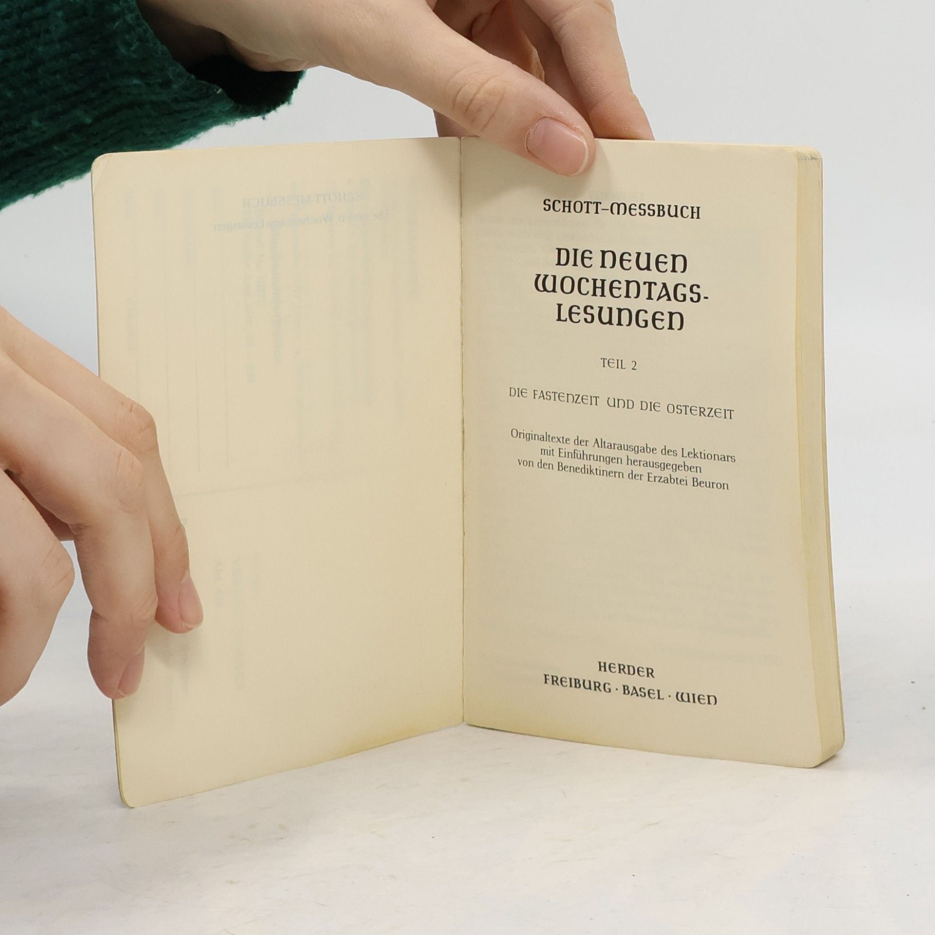 Kolektiv autorů Schott-Messbuch. Die neuen Wochentagslesungen 2