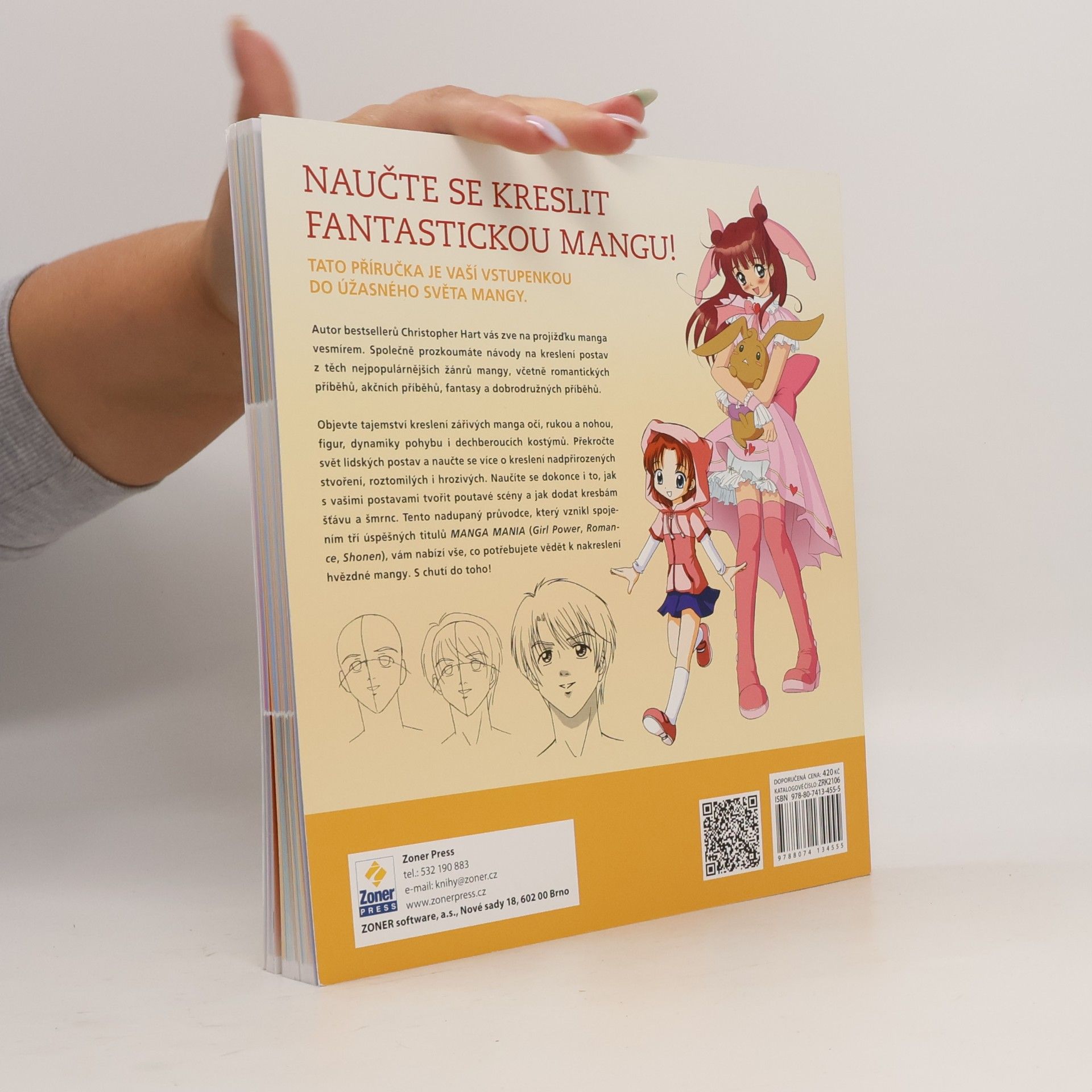 Christopher Hart Manga mánie. Velká kniha kreslení mangy