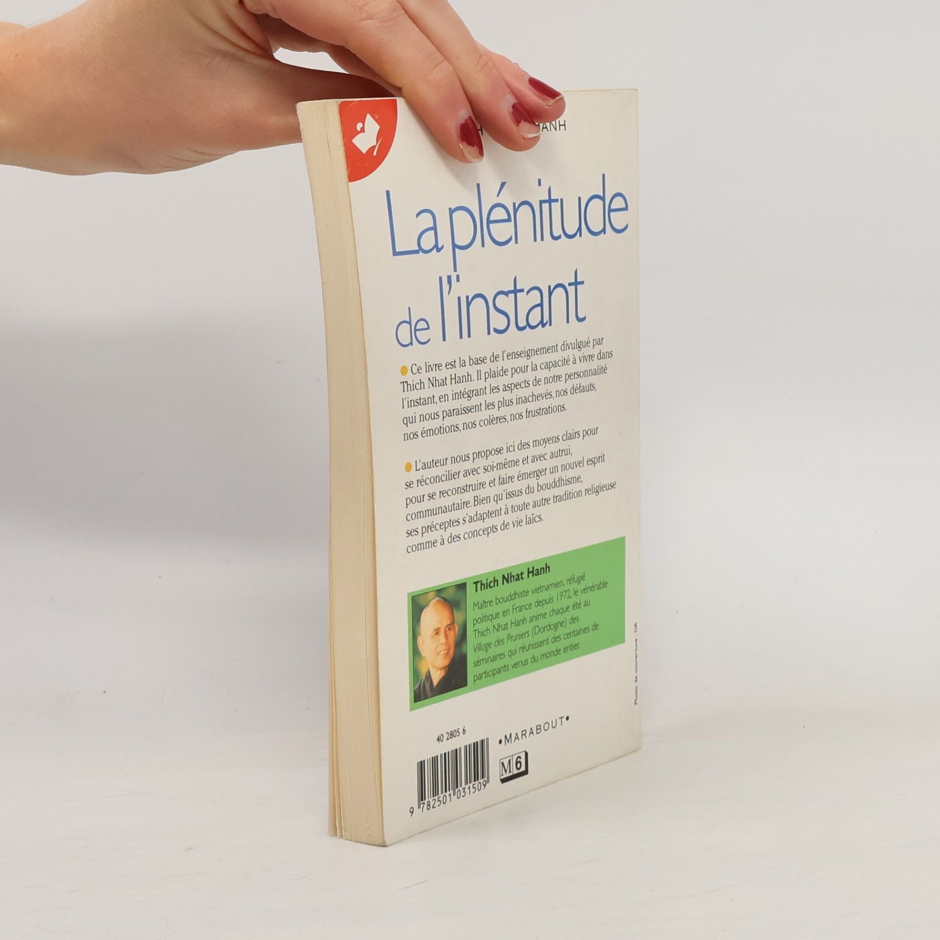 Thich Nhat Hanh La plénitude de l'instant
