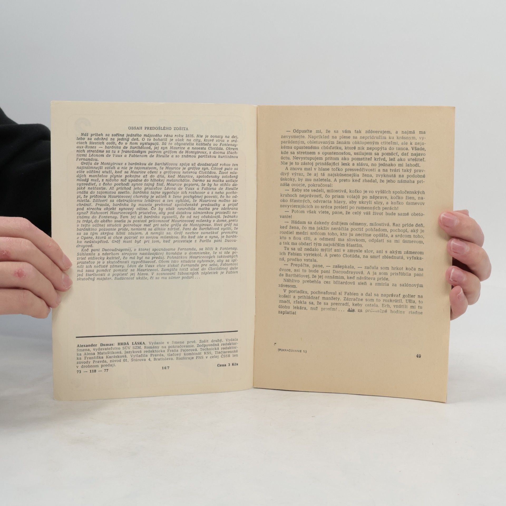 Alexandre Dumas starší Hrdá láska 2