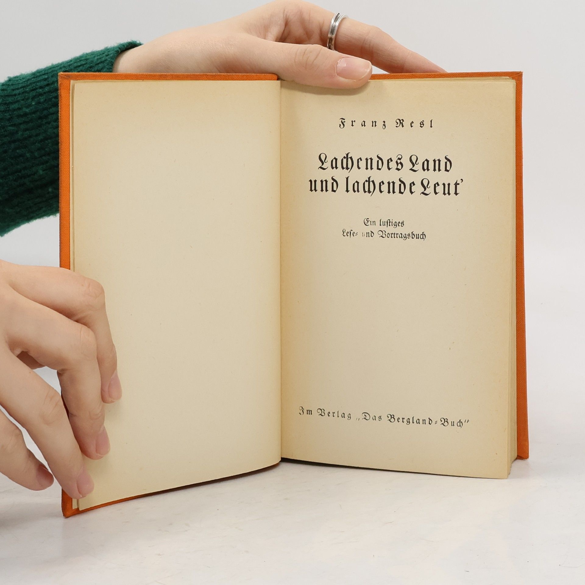 Franz Resl Lachendes Land und lachende Leut