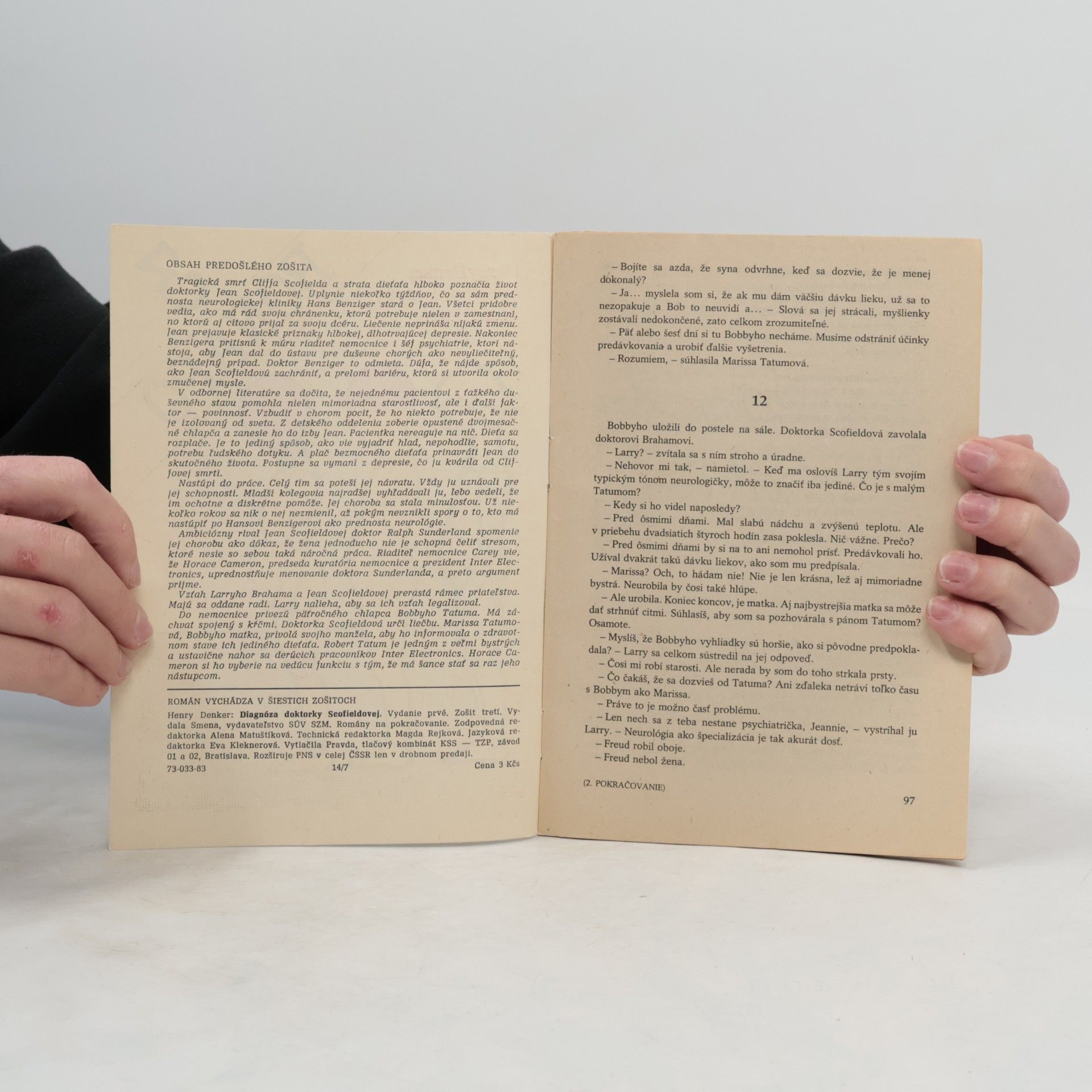 Henry Denker Ronapo: Diagnóza doktorky Scofieldovej 3