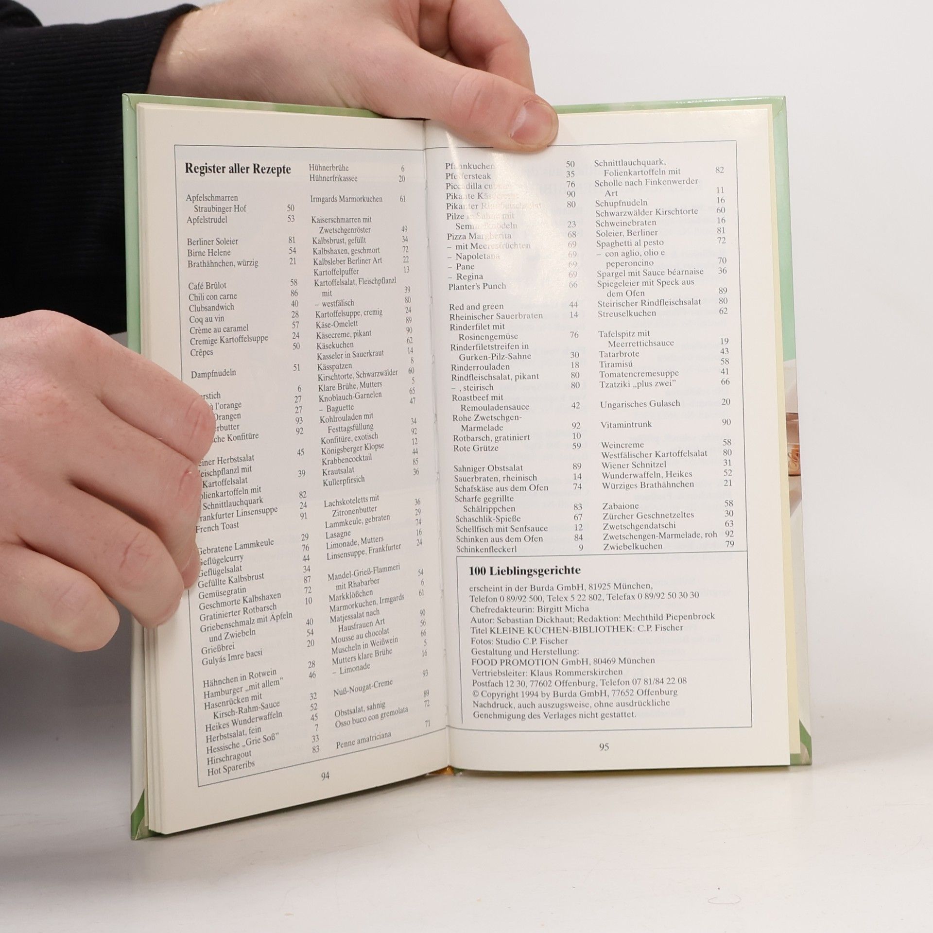 Various authors 100 Lieblingsgerichte