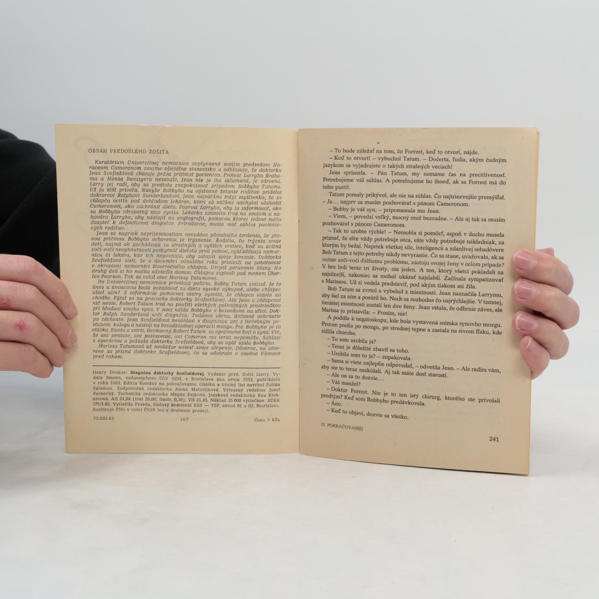Henry Denker Diagnóza doktorky Scofieldovej 6