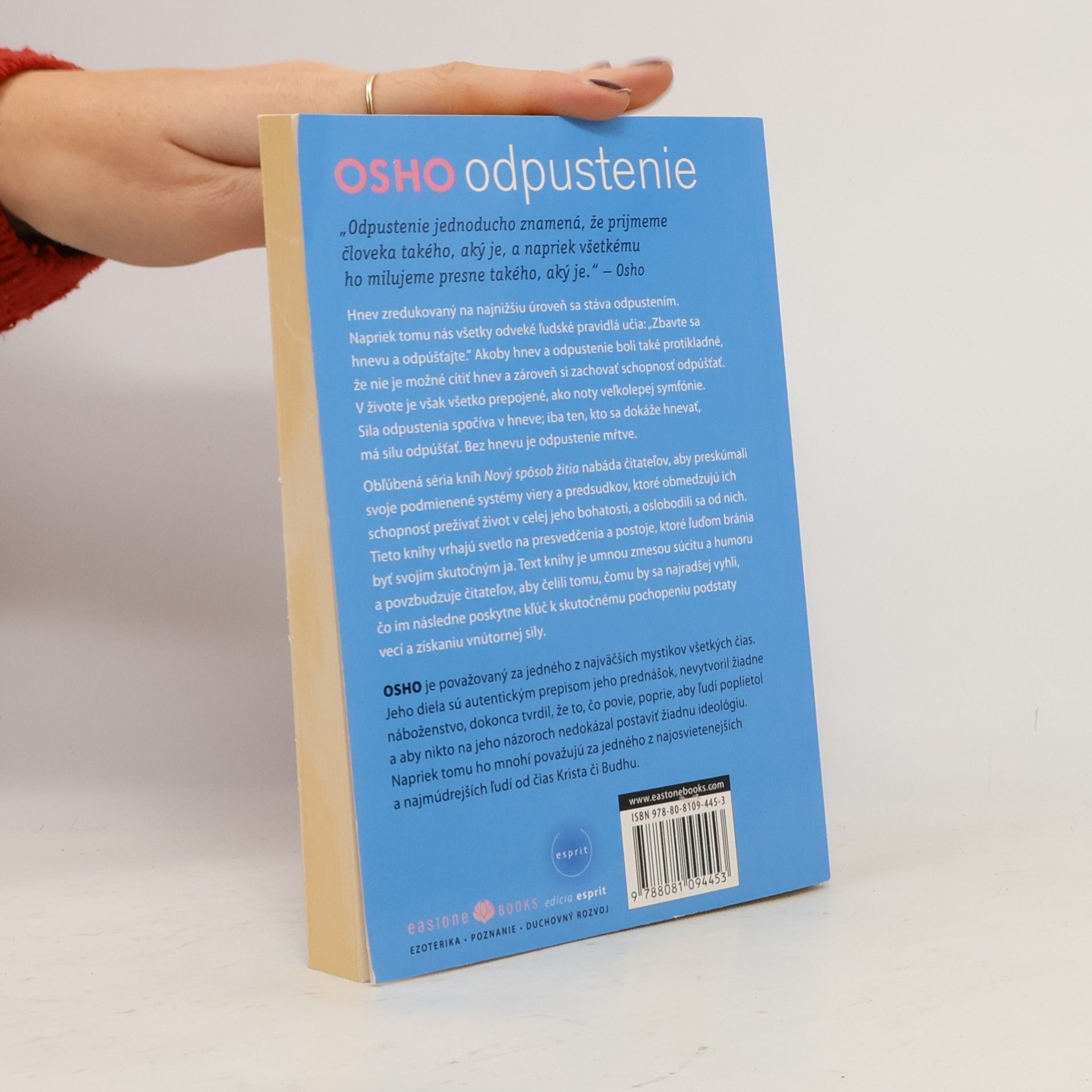 Ošó Odpustenie. Sila spočívá v hneve.