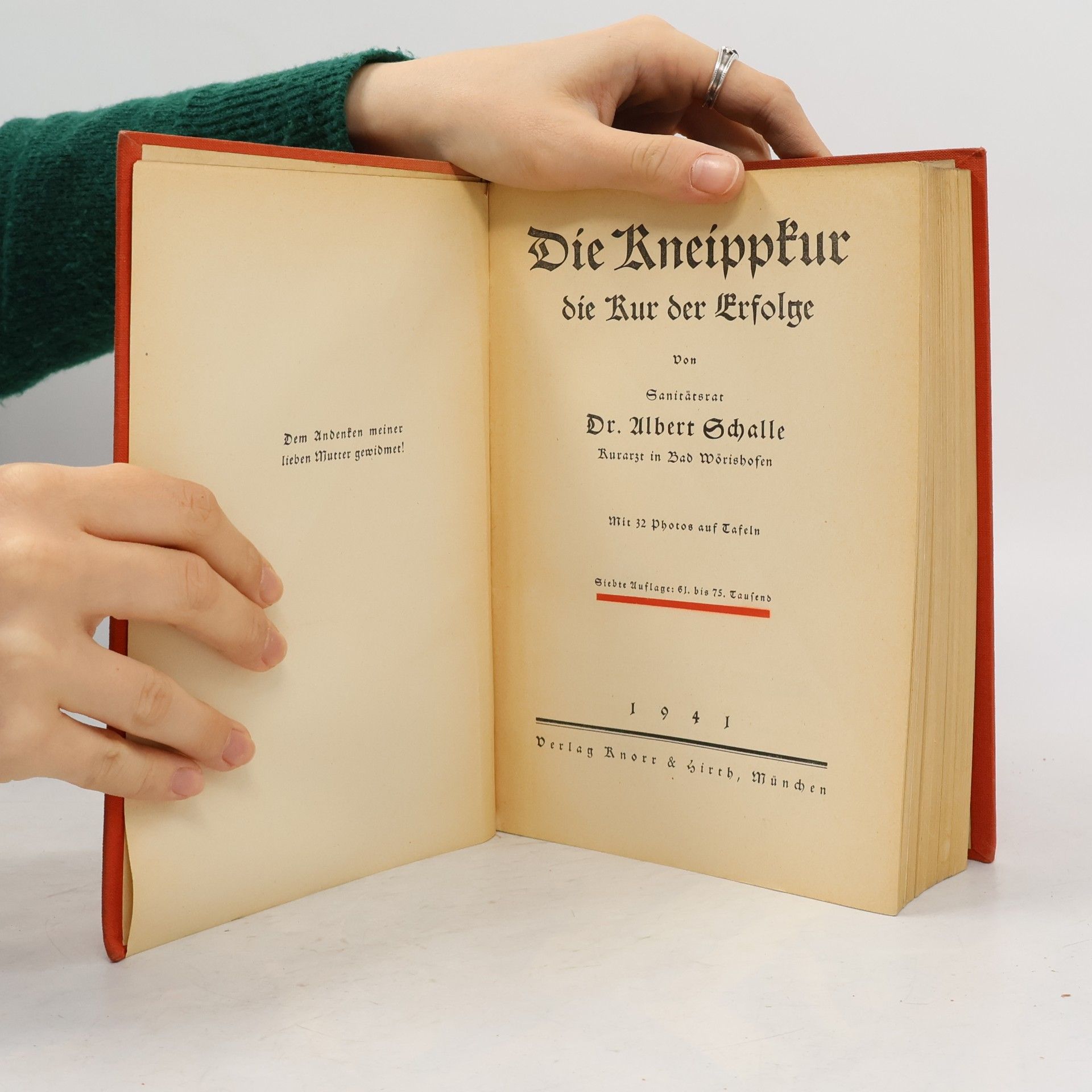 Albert Schalle Die Kneippkur die Kur der Erfolge