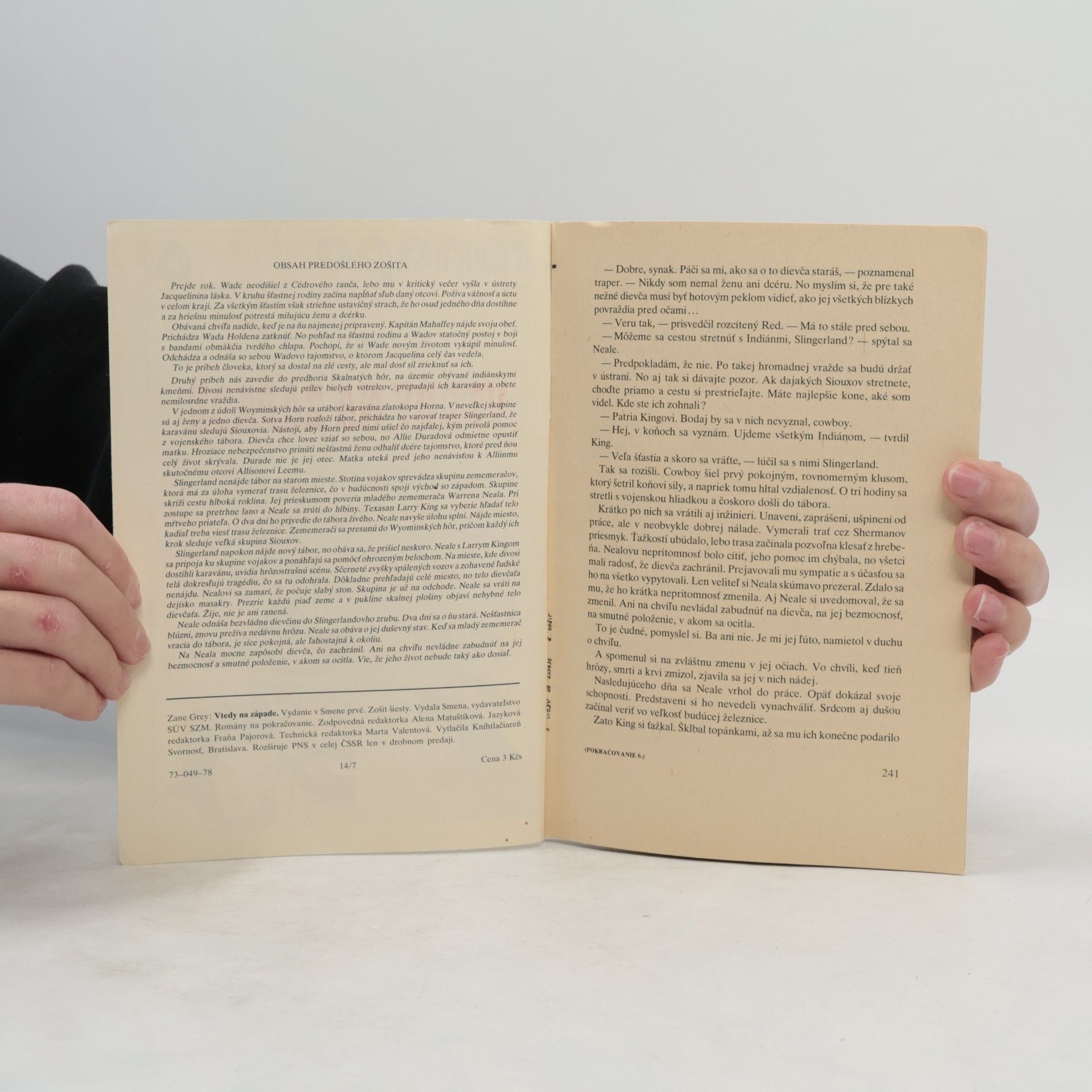 Zane Grey Ronapo 4. Vtedy na západe