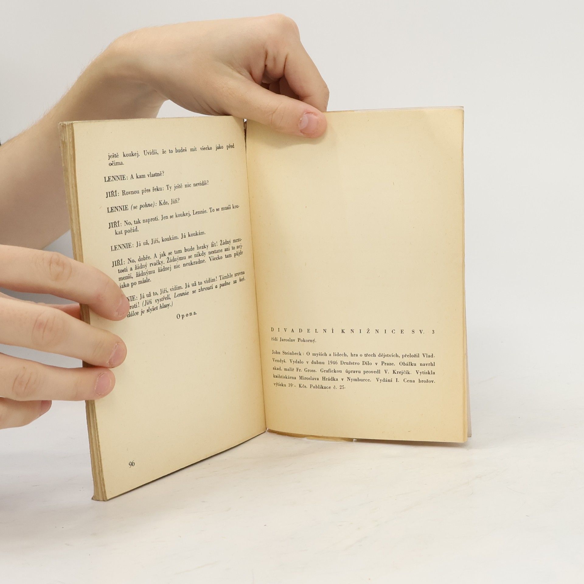 John Steinbeck O myších a lidech