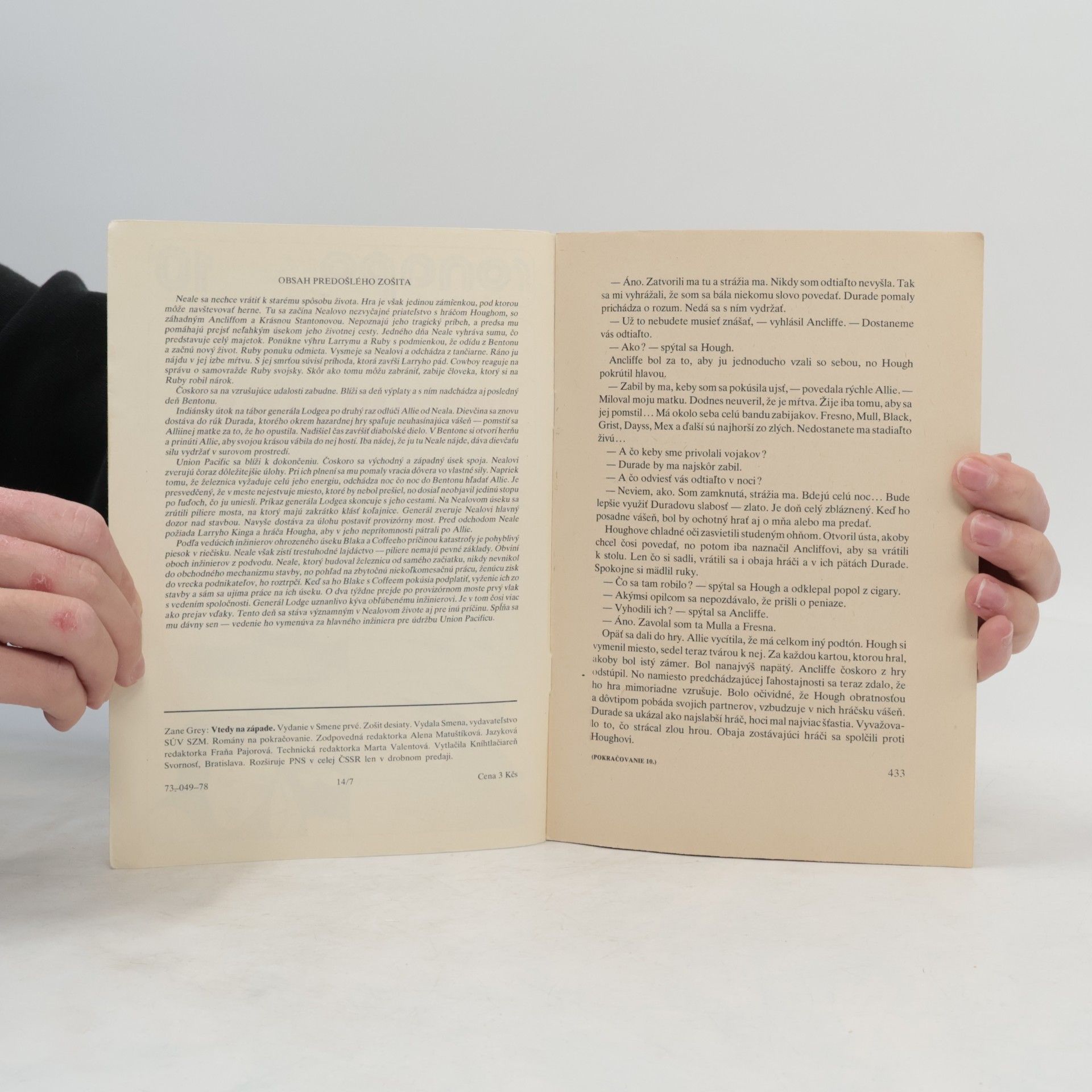 Zane Grey Vtedy na západe 10