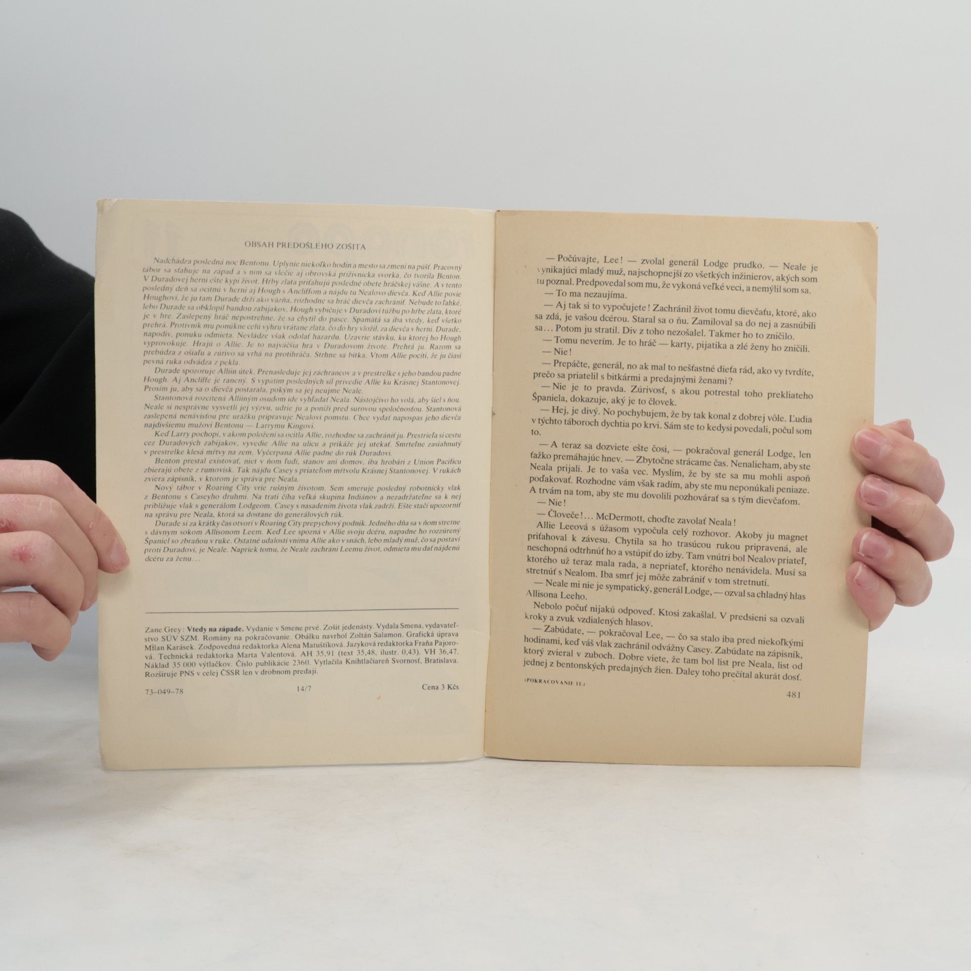 Zane Grey Vtedy na západe 11