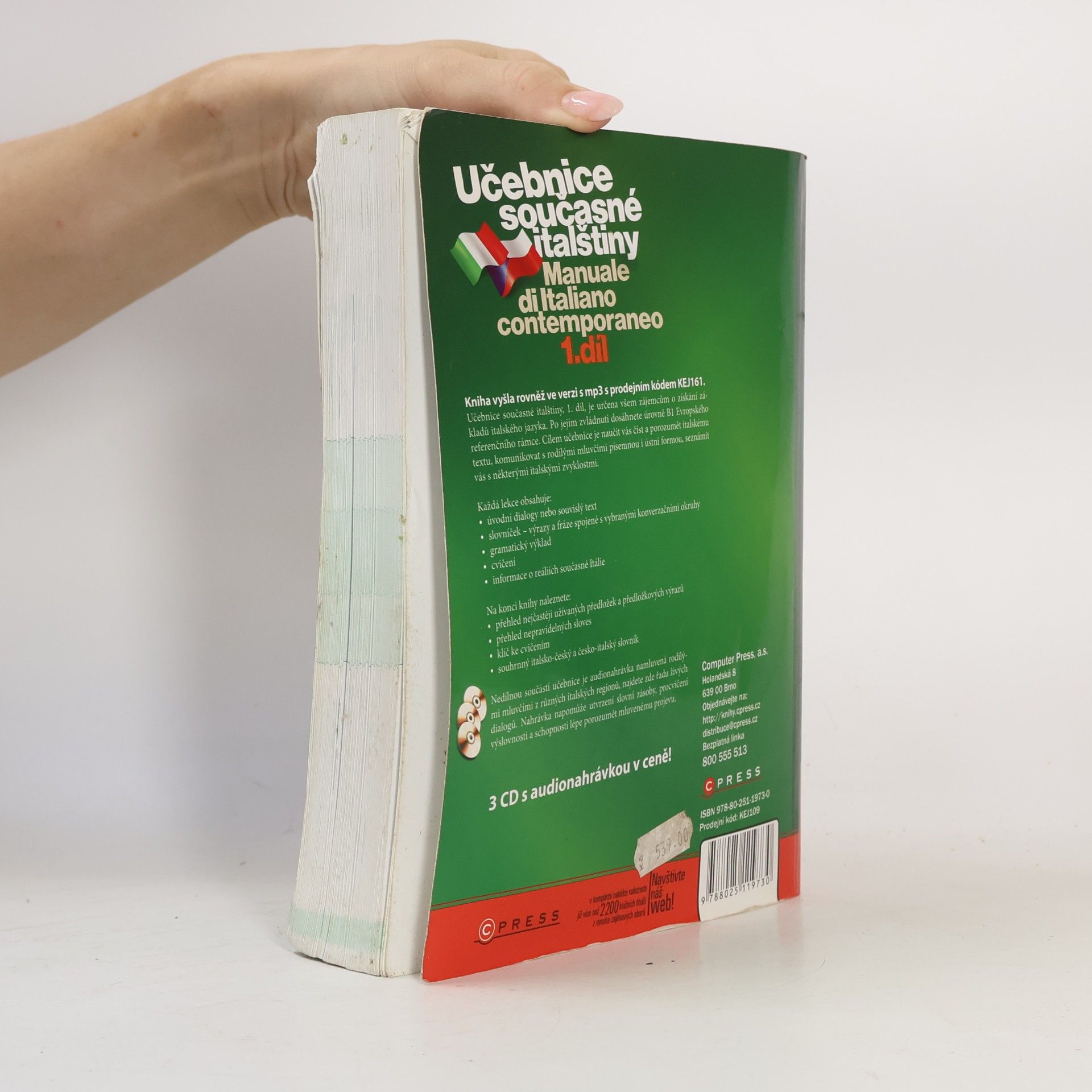 Vlastimila Pospíšilová Učebnice současné italštiny = Manuale di Italiano contemporaneo 1. díl