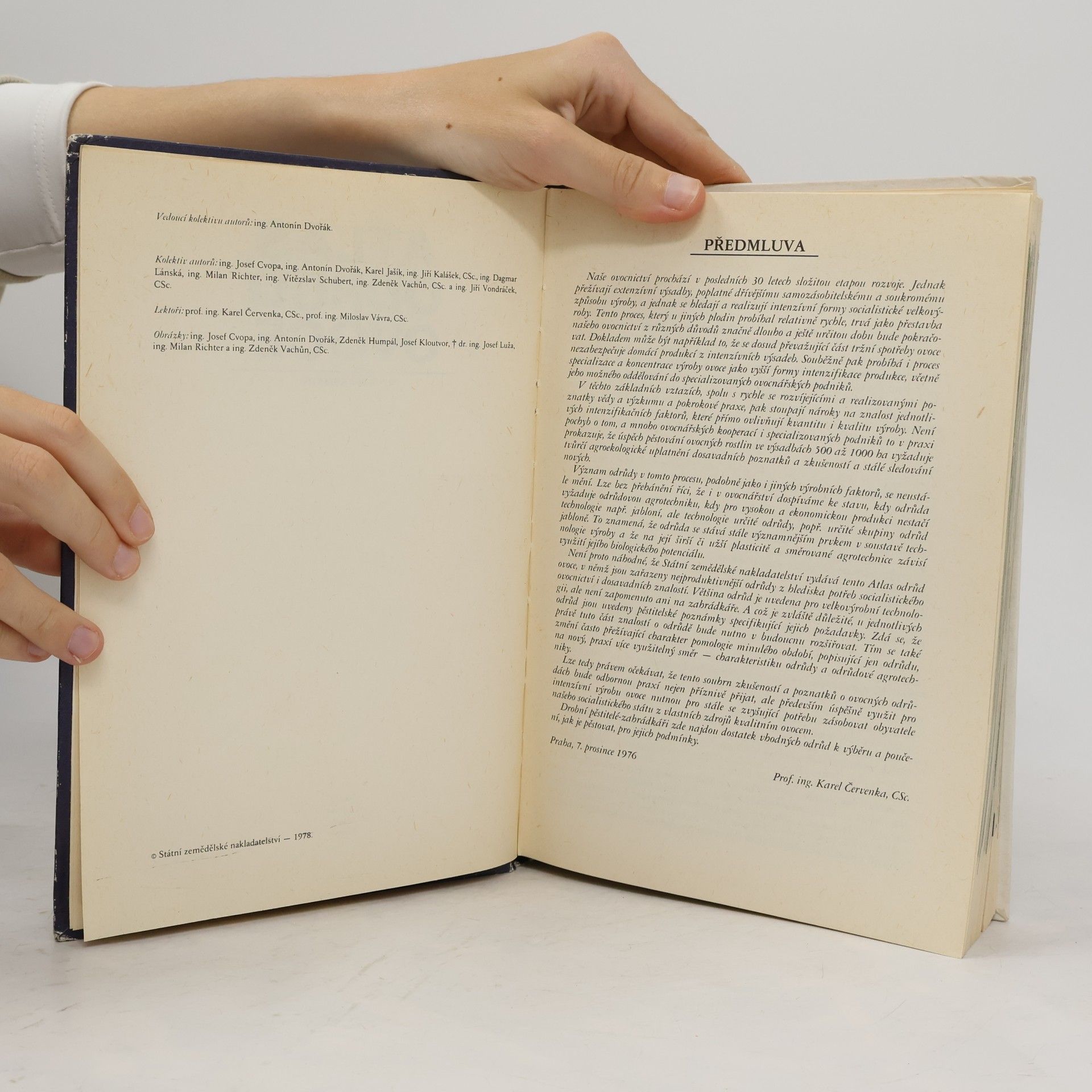 Antonín Dvořák Atlas odrůd ovoce