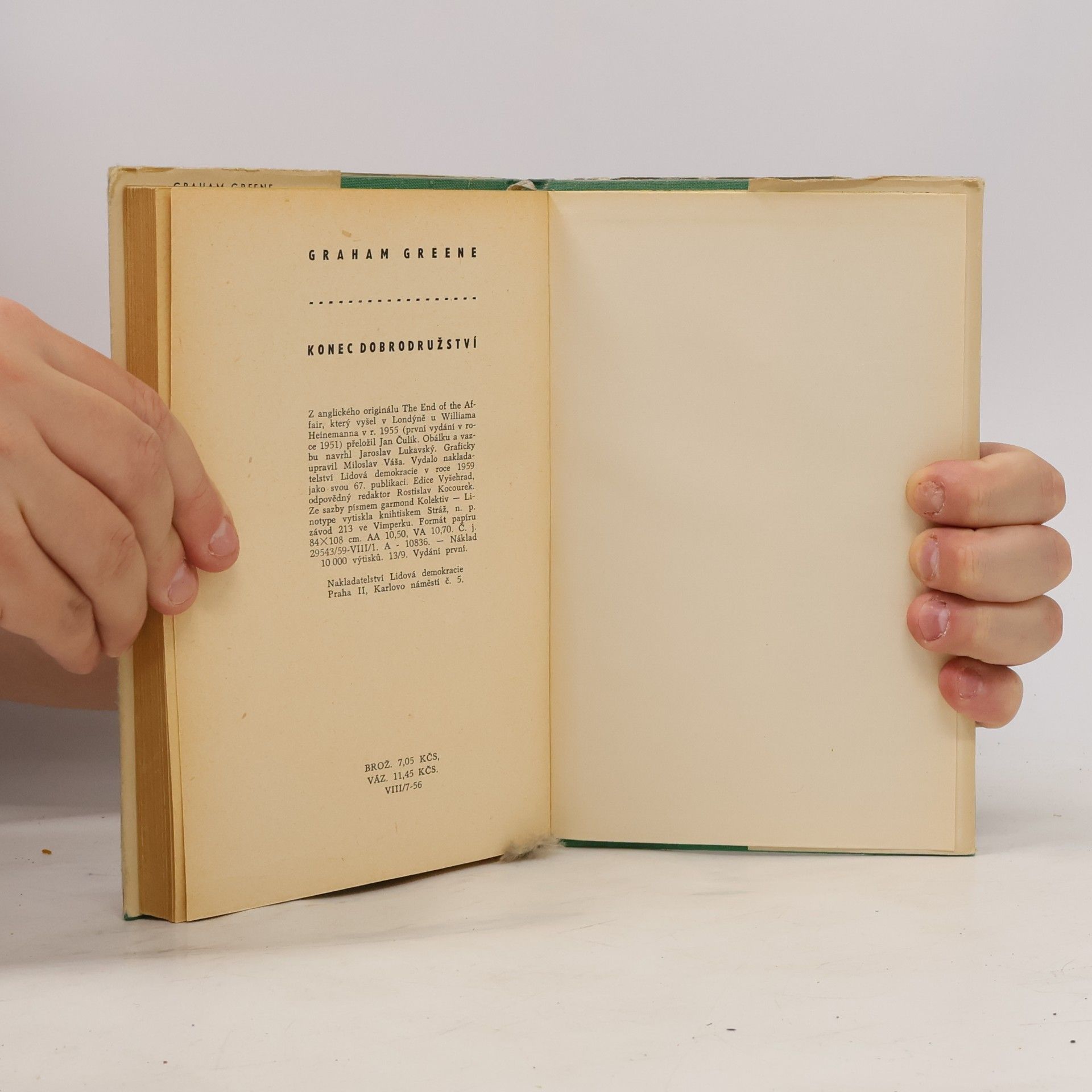 Graham Greene Konec dobrodružství