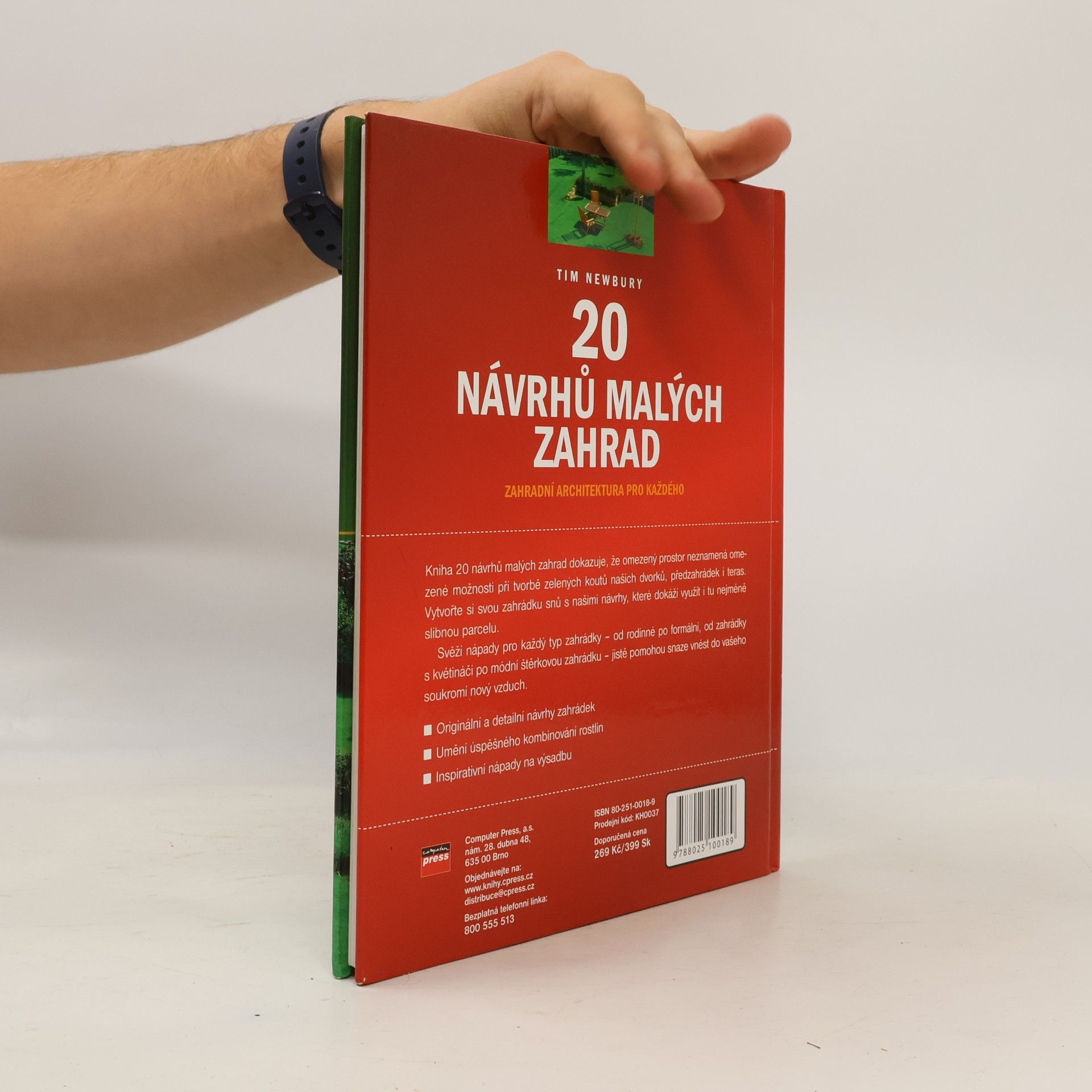 Tim Newbury 20 návrhů malých zahrad : [zahradní architektura pro každého]
