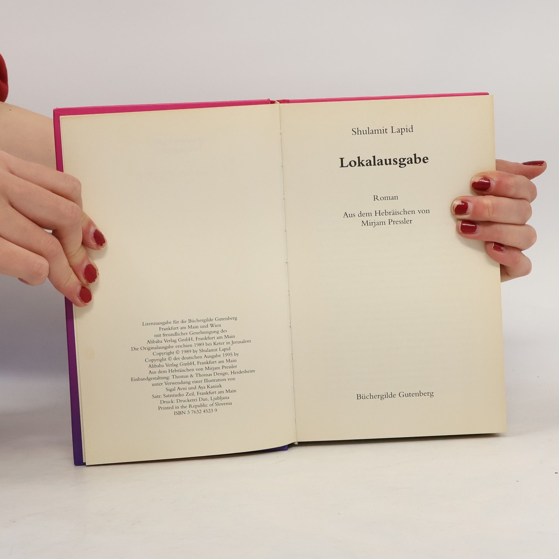 Shulamit Lapid Lokalausgabe