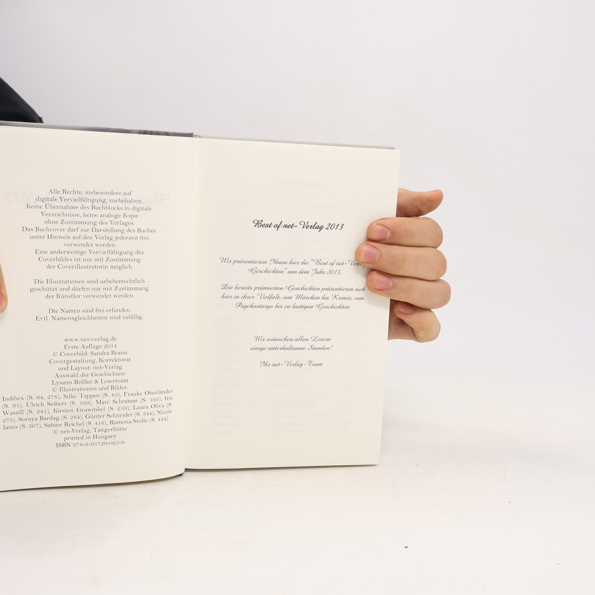 Eva Johanna Onkels Best of net-Verlag 2013: Anthologie