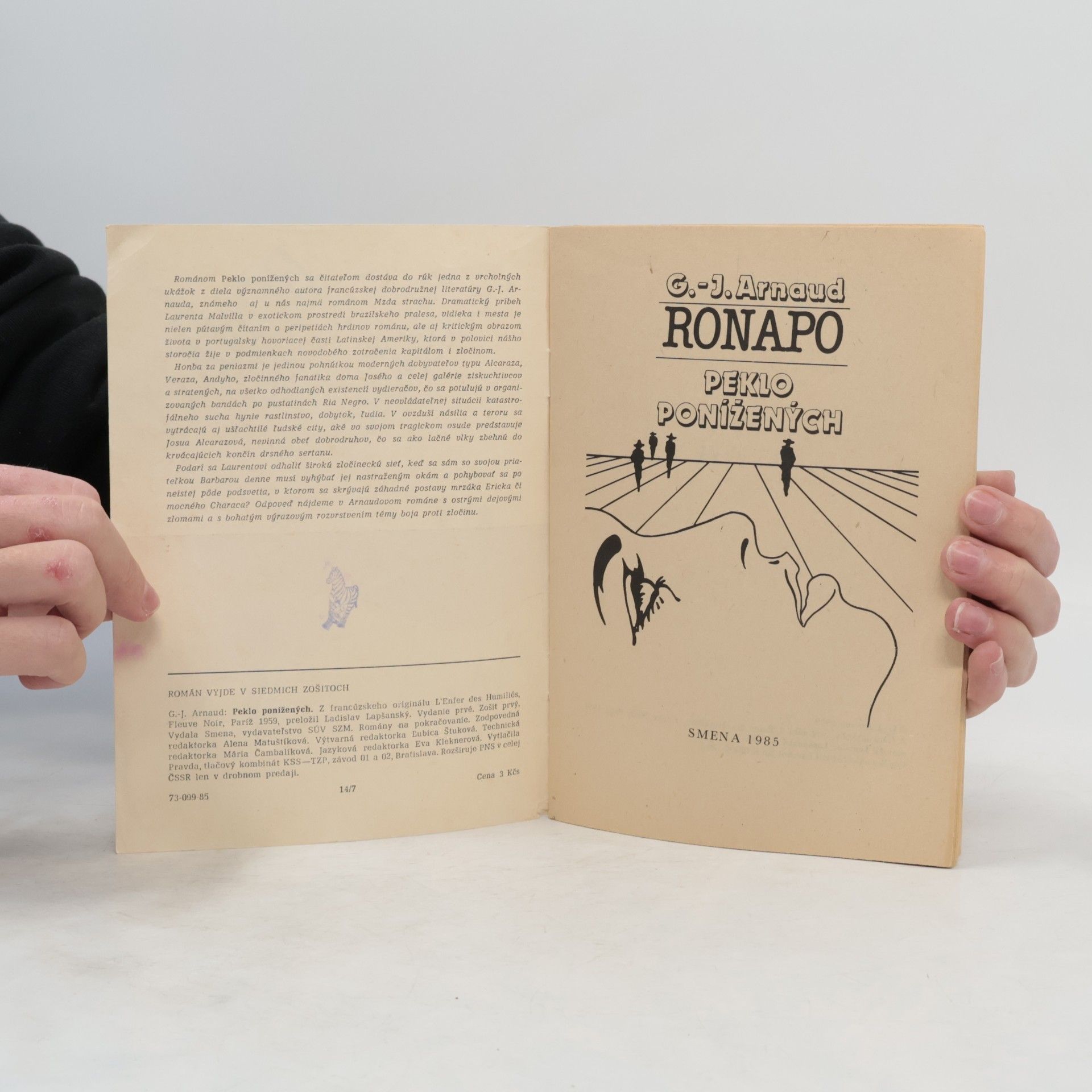 Georges-Jean Arnaud Ronapo 1. Peklo ponížených