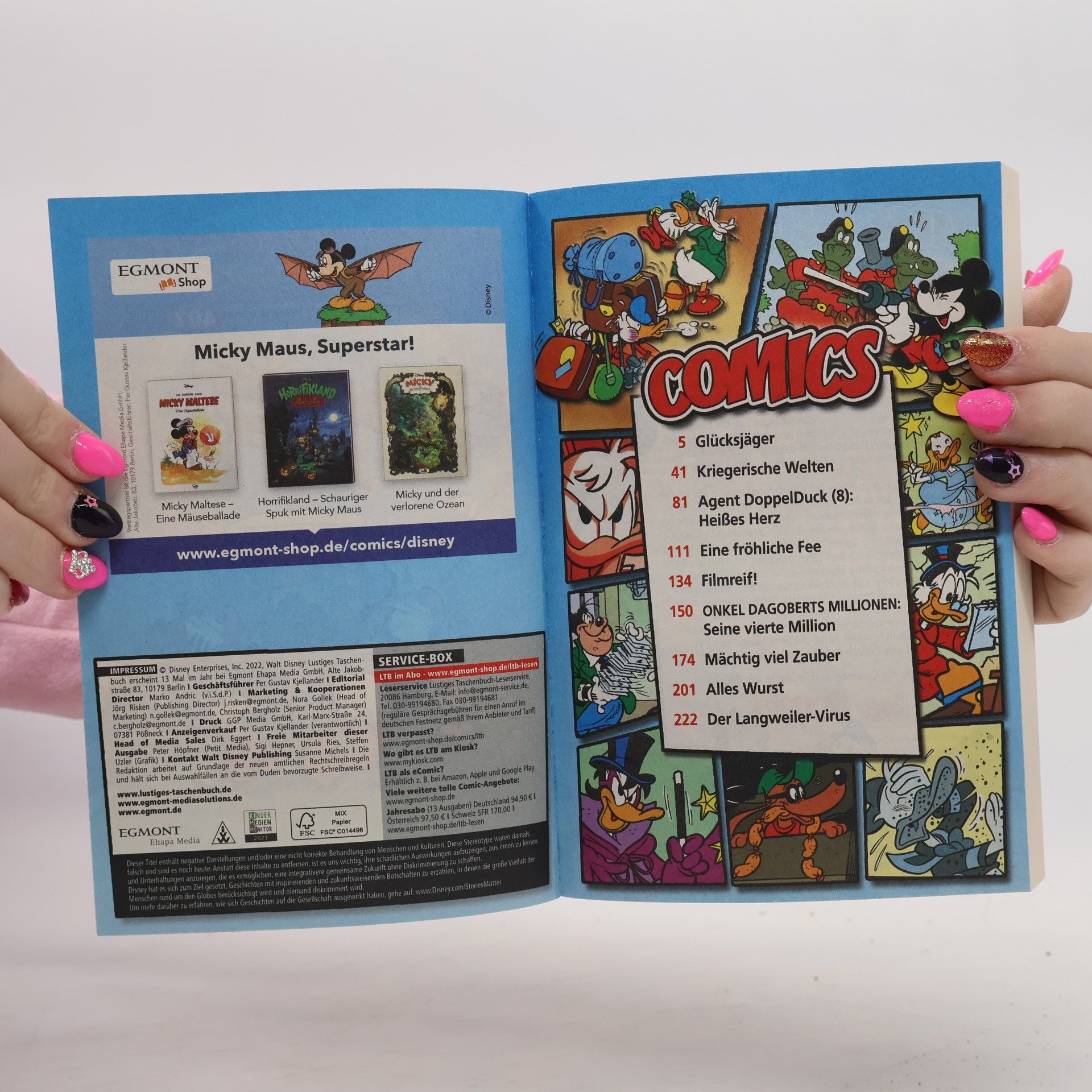 Walt Disney Lustiges Taschenbuch Nr. 402