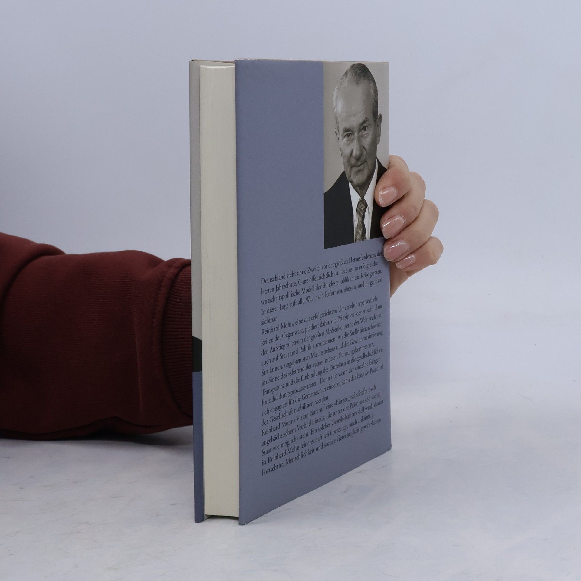 Reinhard Mohn Die gesellschaftliche Verantwortung des Unternehmers